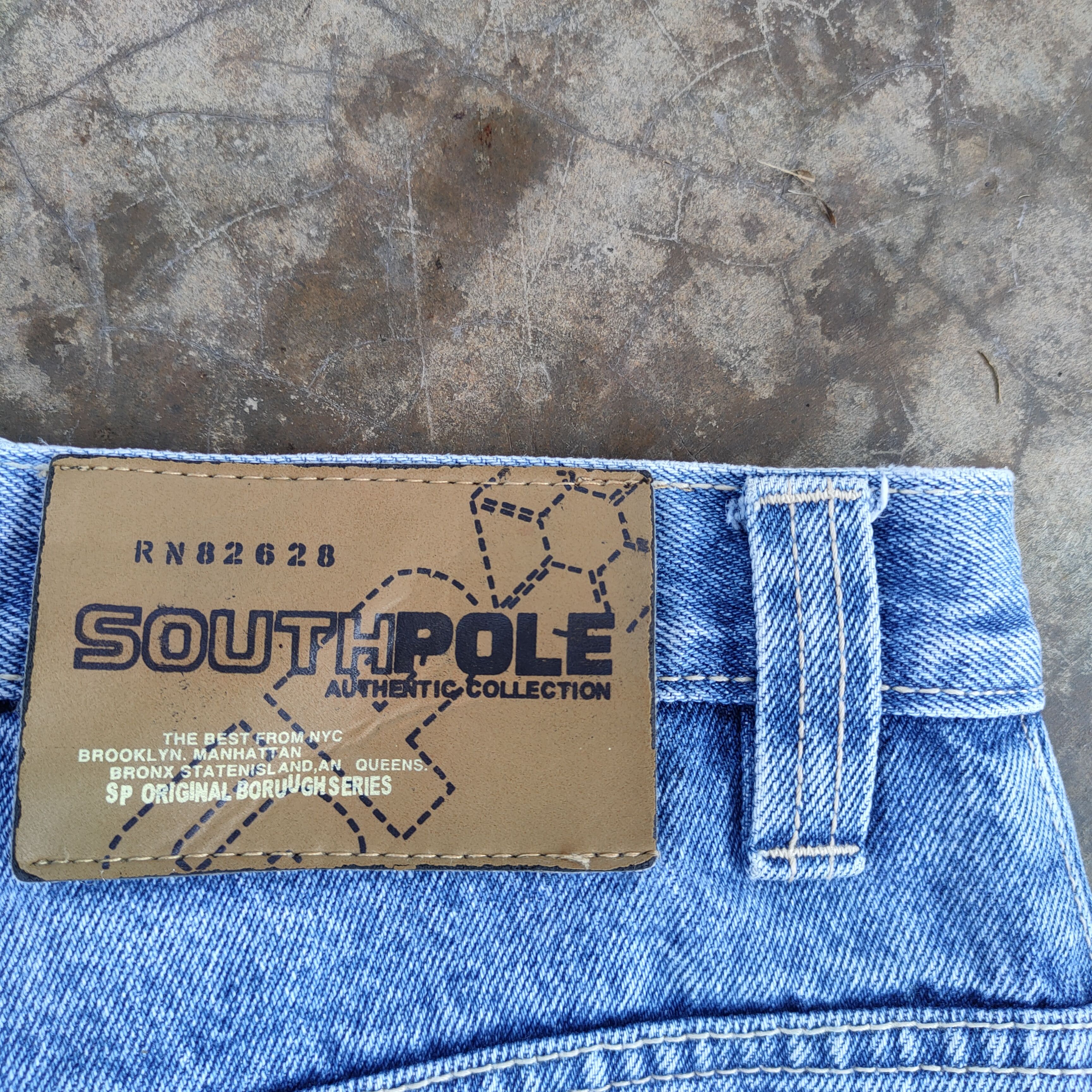 Southpole VINTAGE SOUTH POLE FADED DISTRESSED JEANS DENIM PANTS Size US 30 / EU 46 - 15 Thumbnail