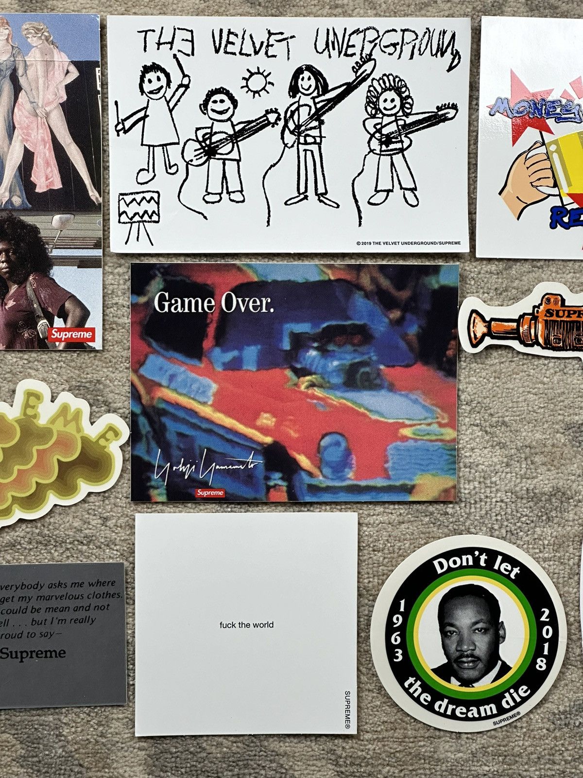 Supreme 10x Supreme Stickers Lot Size ONE SIZE - 4 Thumbnail