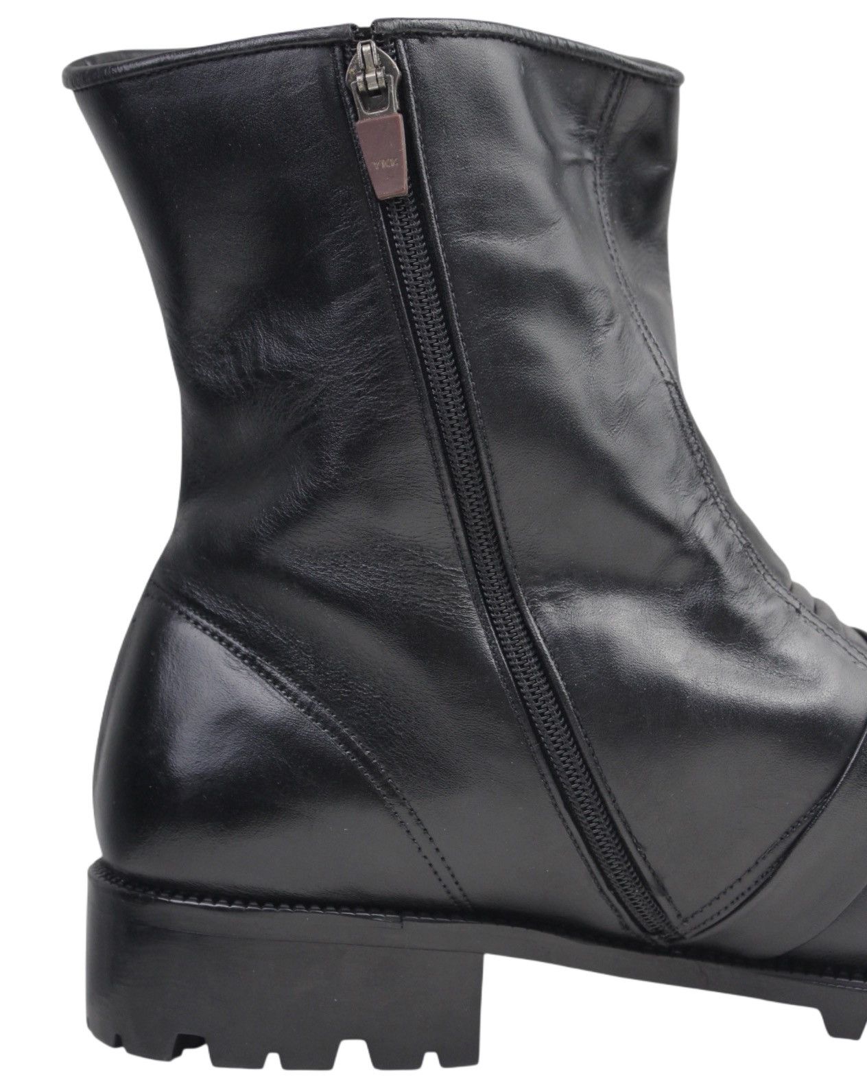 Vintage 2000S HYANG WOO SIDE ZIP MOTORCYCLE BOOTS Size US 9 / EU 42 - 5 Thumbnail