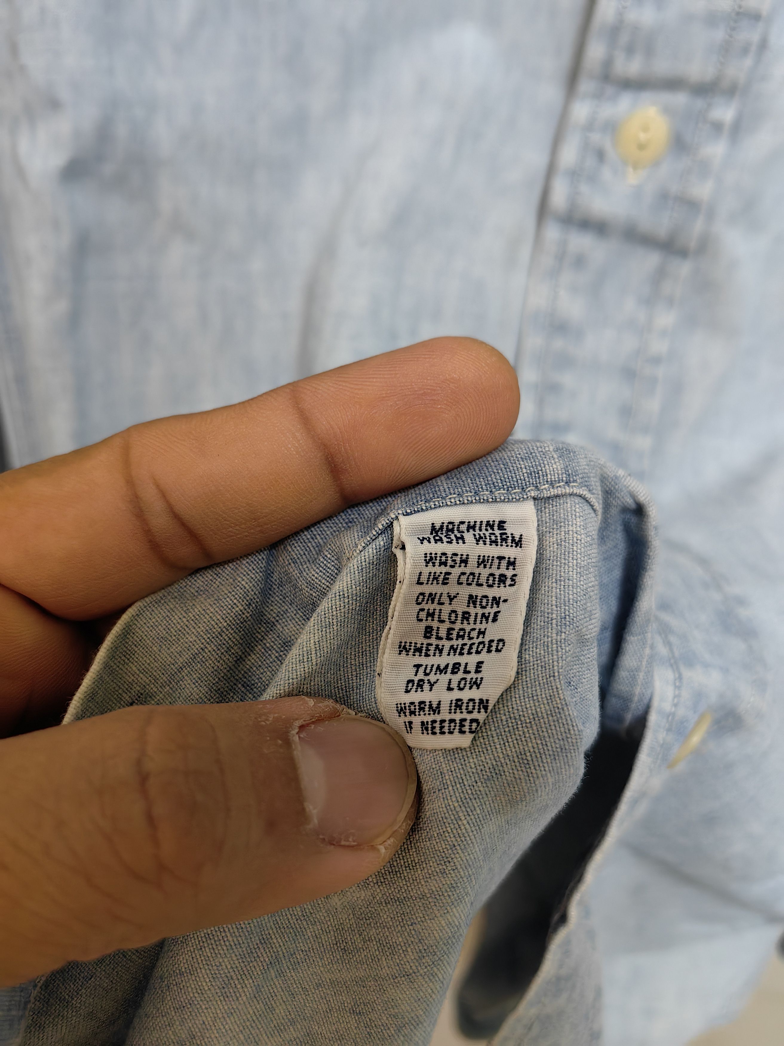 Polo Ralph Lauren × Vintage Polo by Ralph Lauren Dungaree Workshirt Size US XL / EU 56 / 4 - 3 Thumbnail