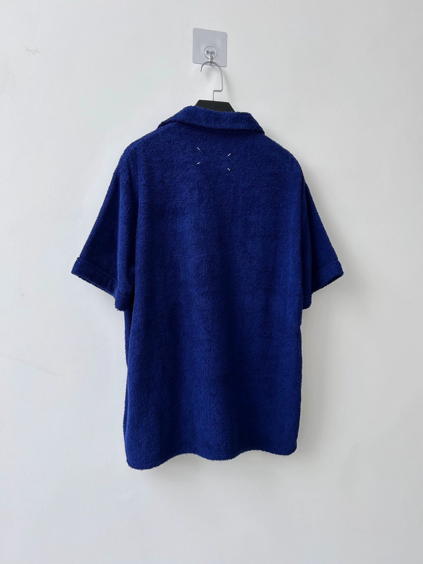 Maison Margiela Maison Margiela S/S22 Drawstring Polo Sapphire Blue S Size US S / EU 44-46 / 1 - 2 Thumbnail