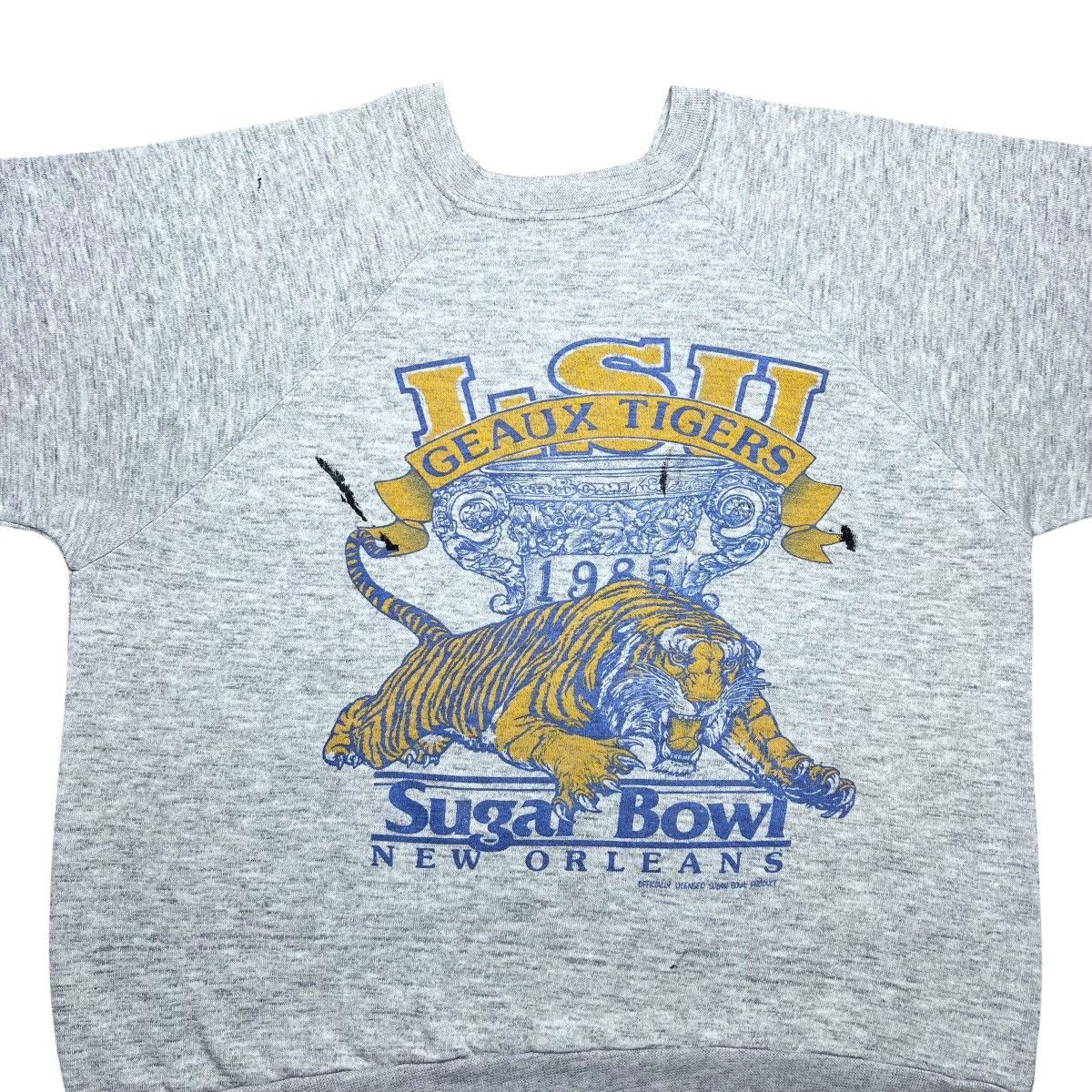 NCAA Vtg 1985 NCAA LSU Tigers Sugar Bowl New Orleans Sweatshirt Size US M / EU 48-50 / 2 - 4 Thumbnail