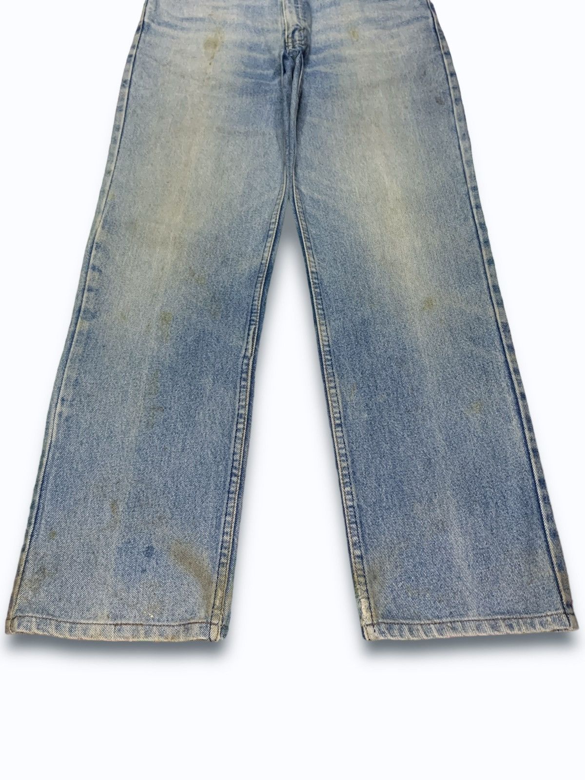 Levi's Vintage 90s Levis 515 Stained Light Wash Baggy Jeans 31x29 Size US 31 - 5 Thumbnail