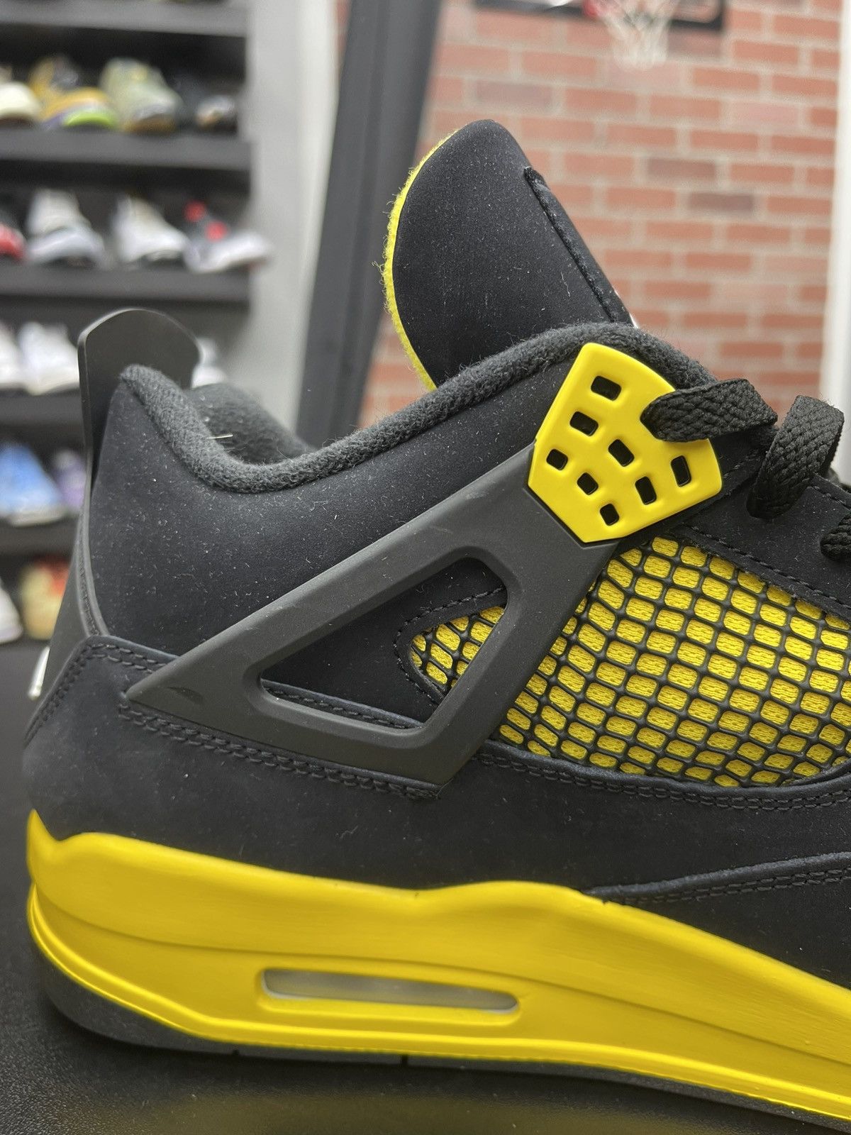 Jordan Brand Size 13 - Jordan 4 Retro Yellow Thunder Size US 13 / EU 46 - 8 Thumbnail