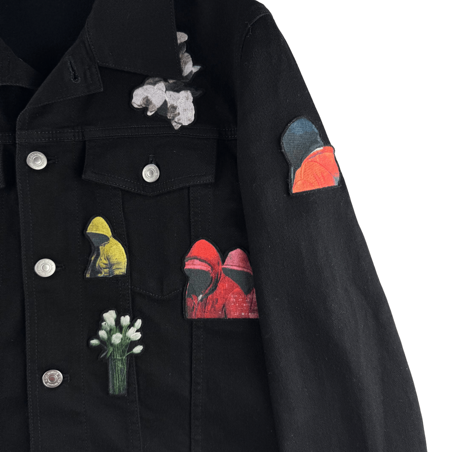 Dior Dior x Francois Bard Flower Patch Embroidered Denim Jacket Size US S / EU 44-46 / 1 - 5 Thumbnail