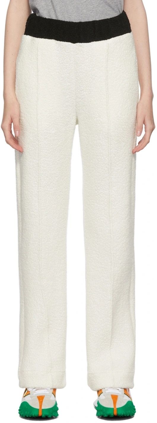 Casablanca Two-Tone Pleated Wide-Leg Terry Sweatpants Size 28" / US 6 / IT 42 - 2 Thumbnail