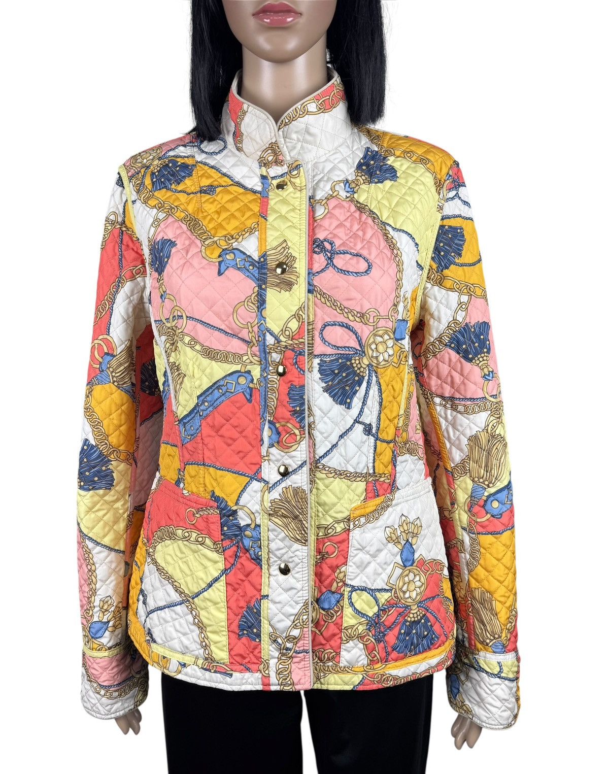 Other J.N.C. Italy Quilted Printed Jacket Reversible size S Size S / US 4 / IT 40 - 5 Thumbnail