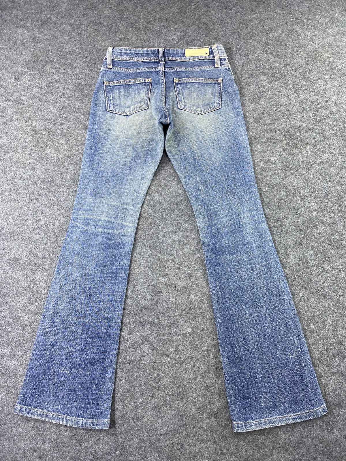 Japanese Brand Bobson Queen Low Blue Wash Jeans - J1125 Size 27" / US 4 / IT 40 - 5 Thumbnail
