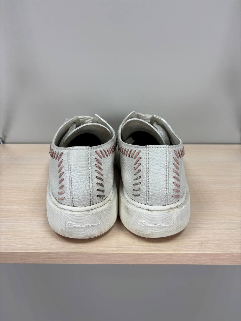 Designer × Santoni Womens sneakers Santoni Size 38 Color White Size US 8 / IT 38 - 9 Thumbnail