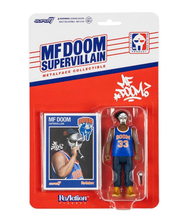 MF Doom Gas Drawls MF Doom NY Knicks figure Size ONE SIZE - 1 Thumbnail