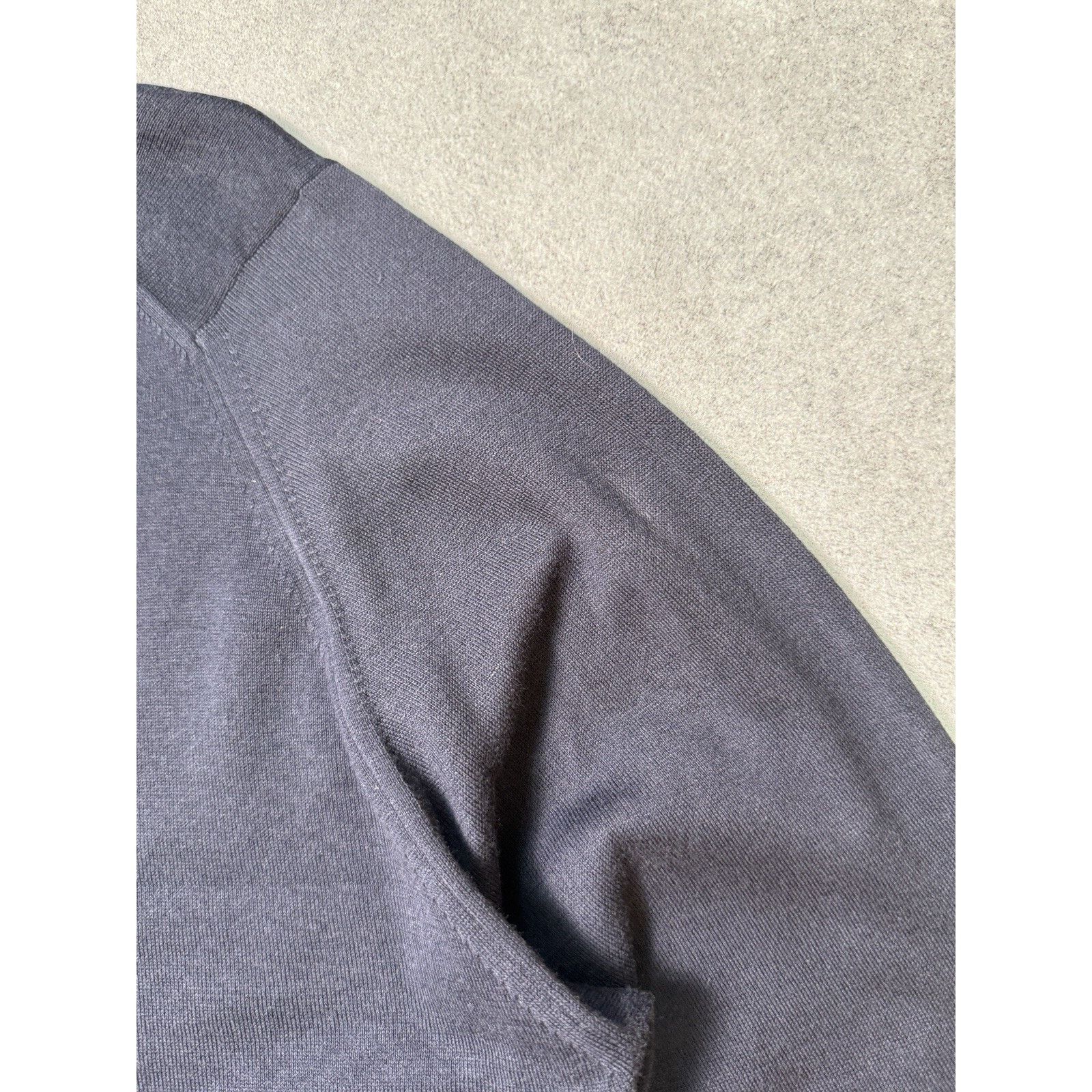 John Smedley John Smedley V Neck Men Sweater Cotton Jumper Pullover Size US L / EU 52-54 / 3 - 20 Thumbnail
