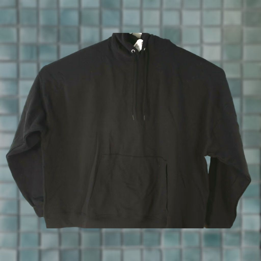 Hanes Hanes Sweatshirt Pullover Mens Big & Tall 4XL Black EcoSmart ComfortBlend Hoodie Pouch Crew Neck Size US XXL / EU 58 / 5 - 1 Thumbnail