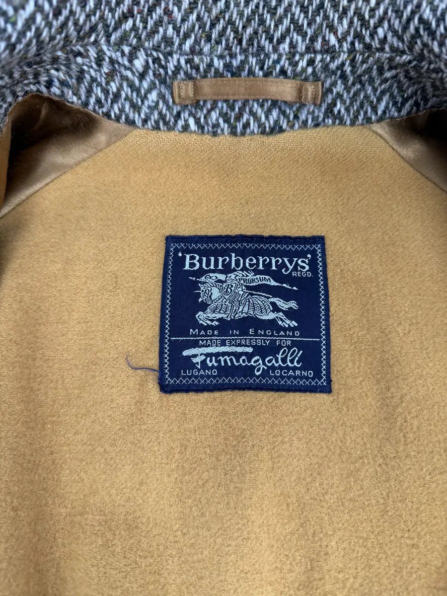 Burberry 2000s Burberry Grey Wool Aviator Bomber Jacket Size US M / EU 48-50 / 2 - 8 Thumbnail