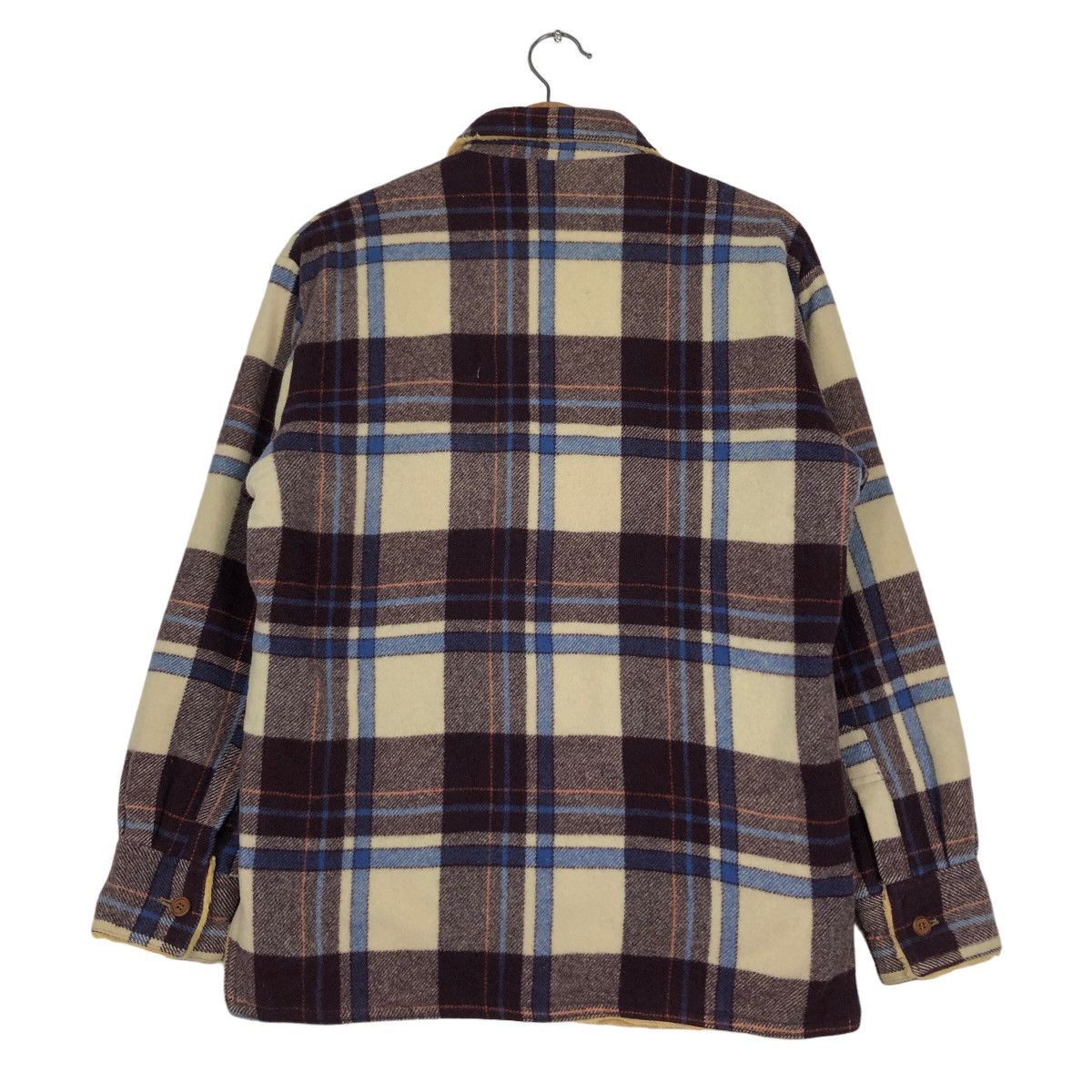 Japanese Brand 🔥Vintage Flannel Shirt Jacket Badon Tartan Design Shearing Size US M / EU 48-50 / 2 - 8 Thumbnail
