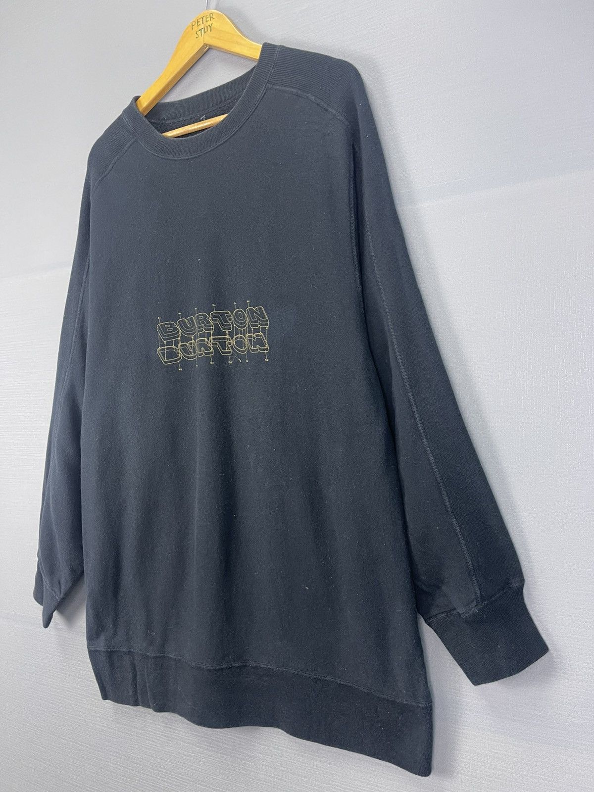 Burton × Vintage Burton Snowboard Logo Sweatshirt Size US L / EU 52-54 / 3 - 3 Thumbnail