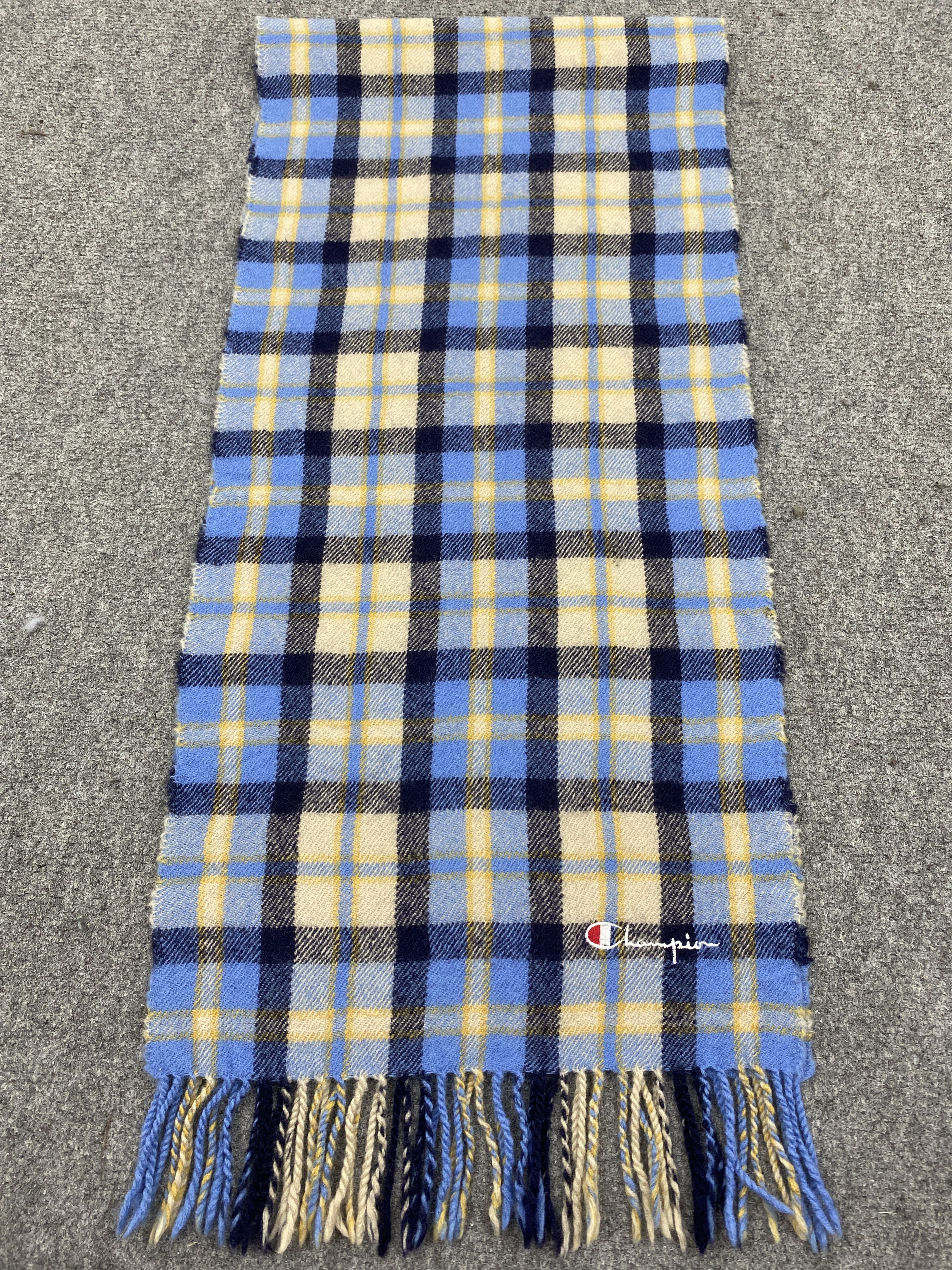 Champion Vintage Champion Scarf Muffler Wool Neckwear SC0304 Size ONE SIZE - 6 Thumbnail