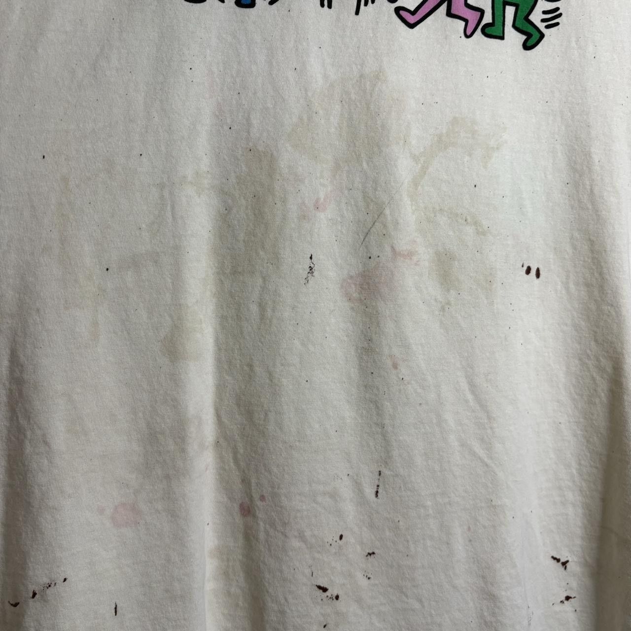 H&M × Keith Haring H&M Keith Haring Trashed White Sleeveless Graphic Tee Size US M / EU 48-50 / 2 - 3 Thumbnail