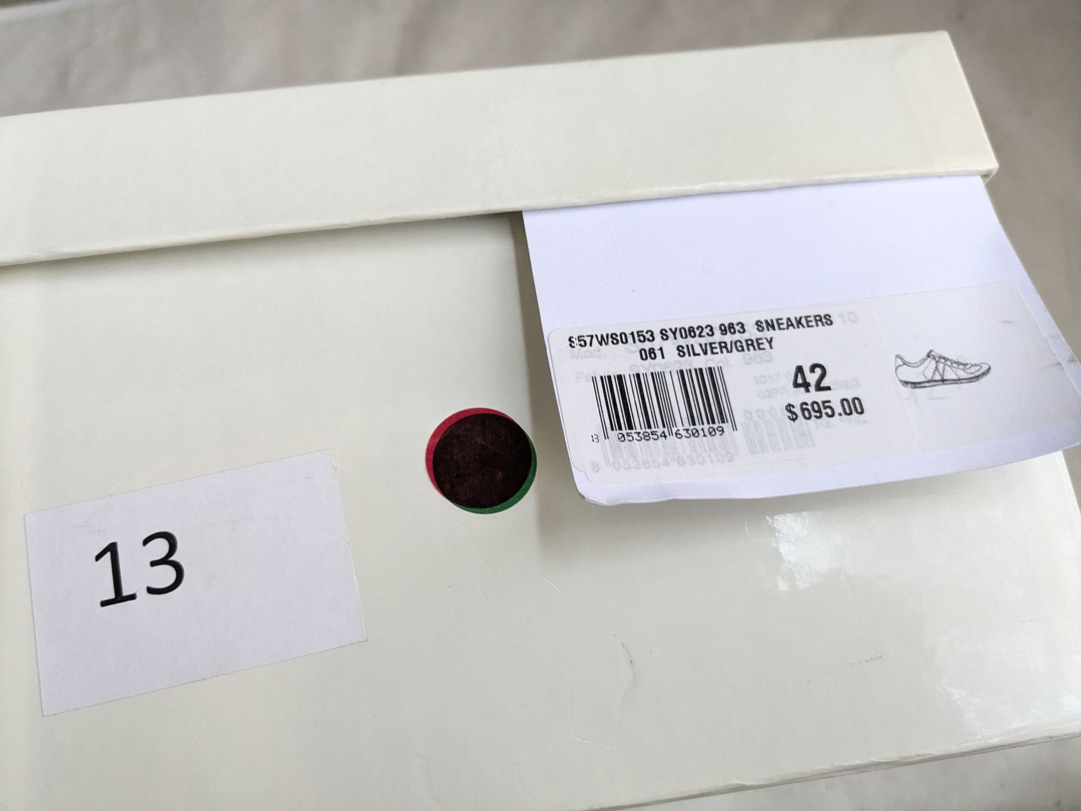 Maison Margiela Maison Margiela Replica GAT Black Silver 9 42 Low Tops Size US 9 / EU 42 - 20 Thumbnail