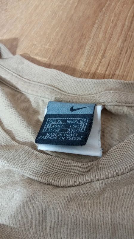 Nike Vintage Nike tee t-shirt XL beige 00s y2k Size US XL / EU 56 / 4 - 3 Thumbnail