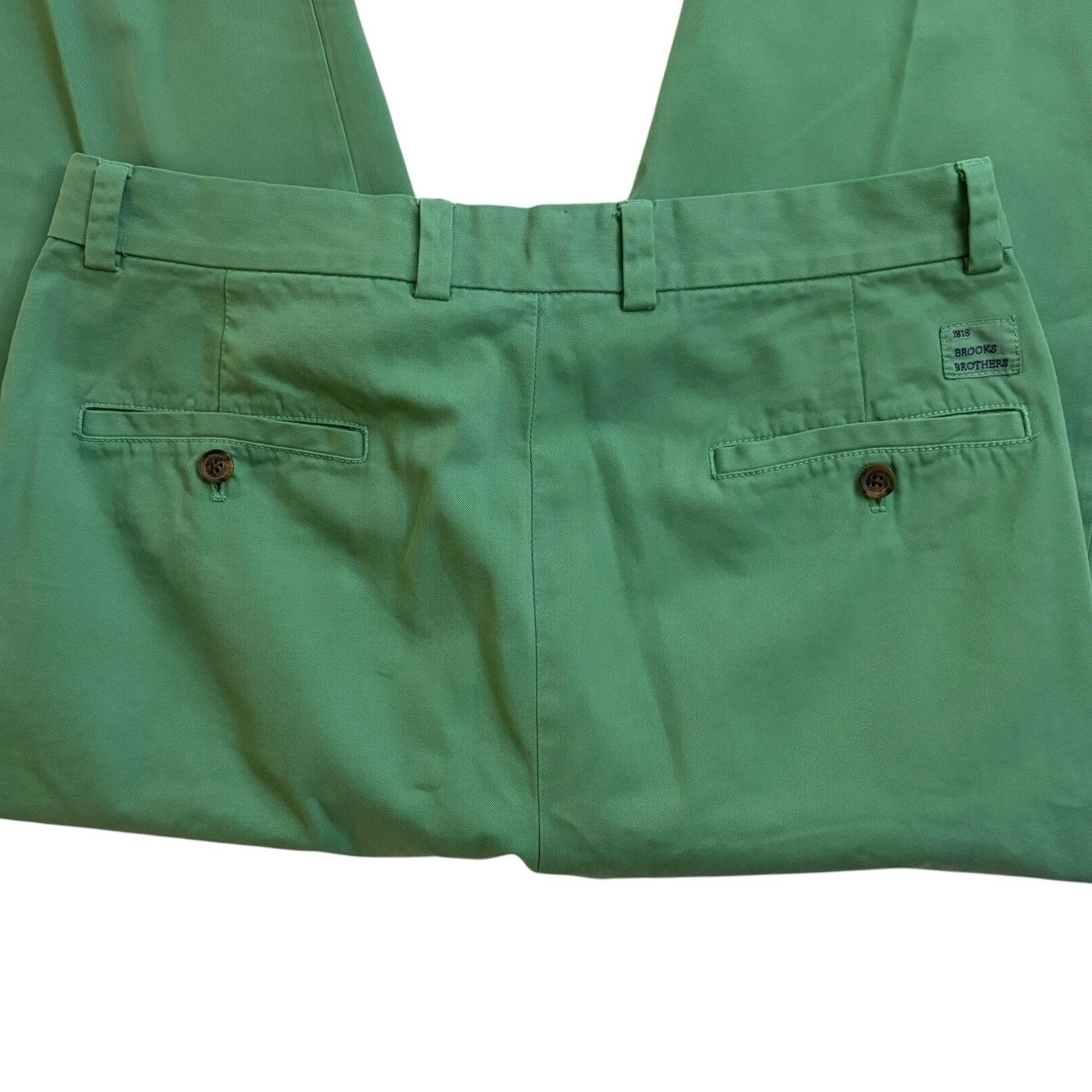 Brooks Brothers Brooks Brothers Chino Pants Mens 33x32 Clark Fit Green Size US 33 - 6 Thumbnail