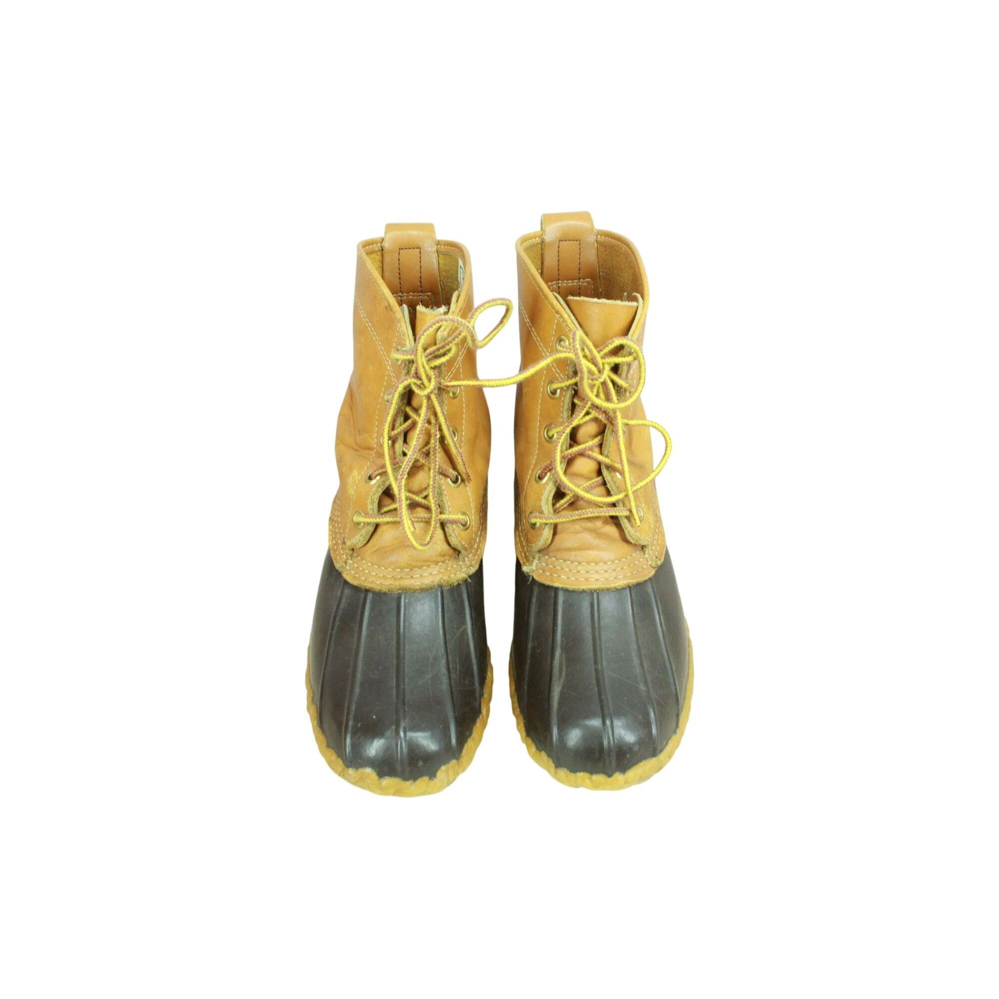 Leather Vintage LL Bean Women's Unlined Hunting Ankle Duck Boots Size US 7 / IT 37 - 5 Thumbnail