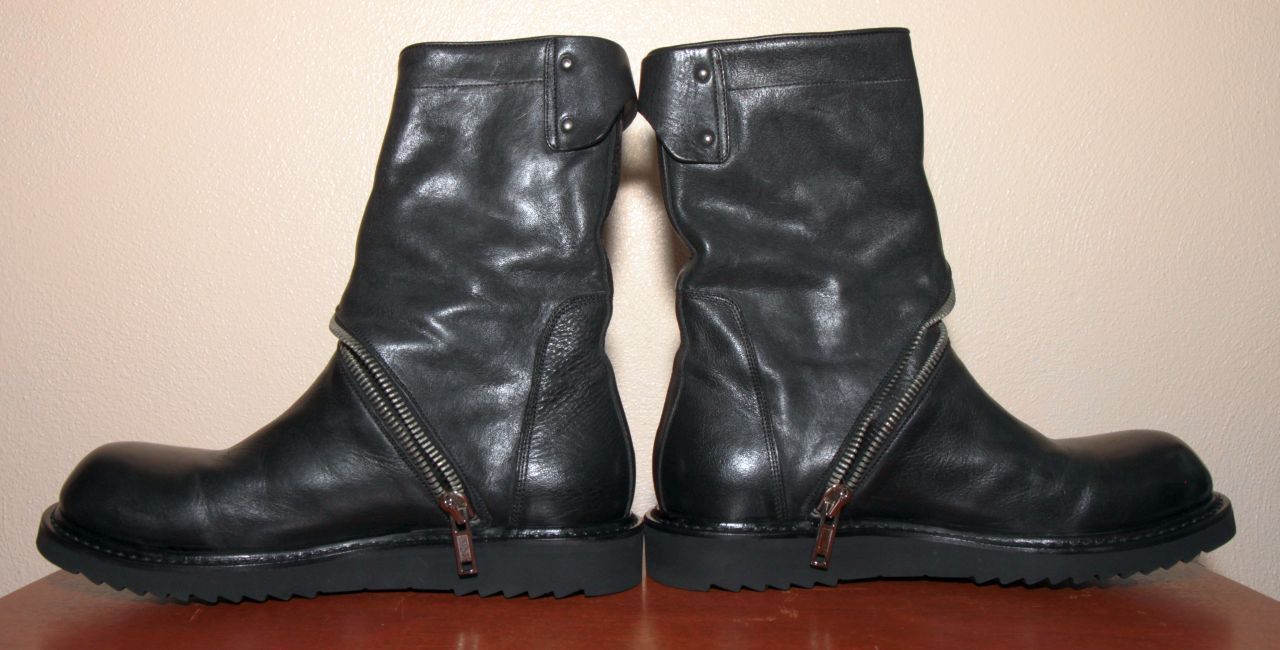 Rick Owens Vintage New Creepers Spiral Zip RU 5866 Size US 8 / EU 41 - 2 Thumbnail