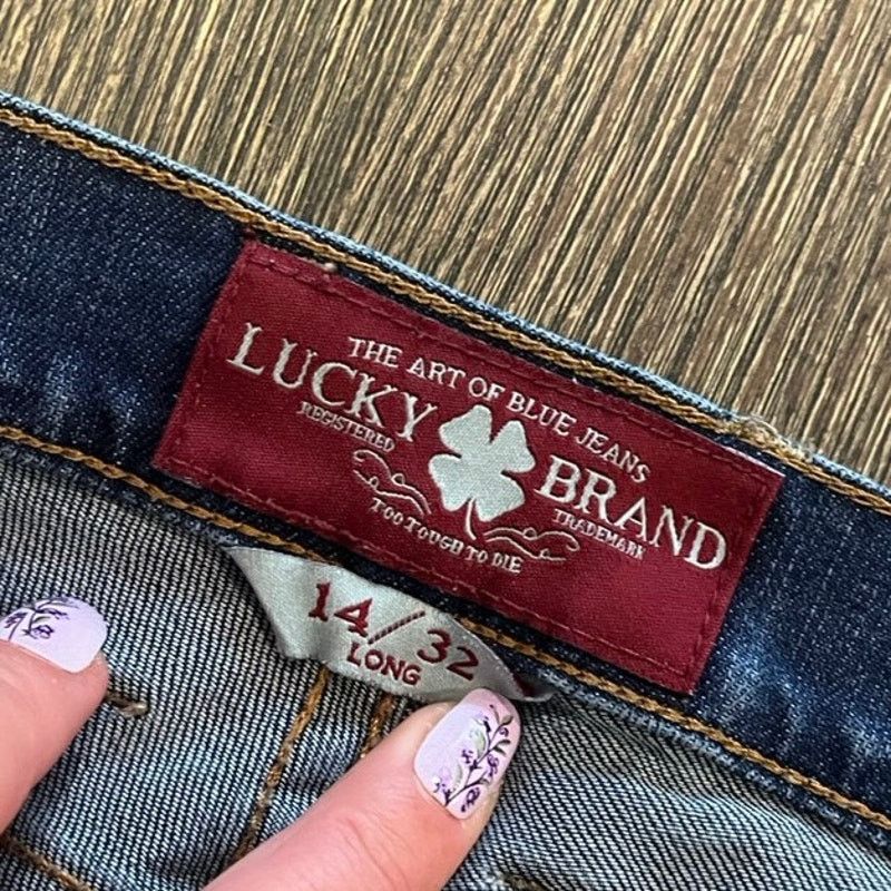 Lucky Brand Lucky Brand Sofia Straight Jeans Mid-Rise Blue Size 14/32 Size 36" / US 14 / IT 50 - 5 Thumbnail