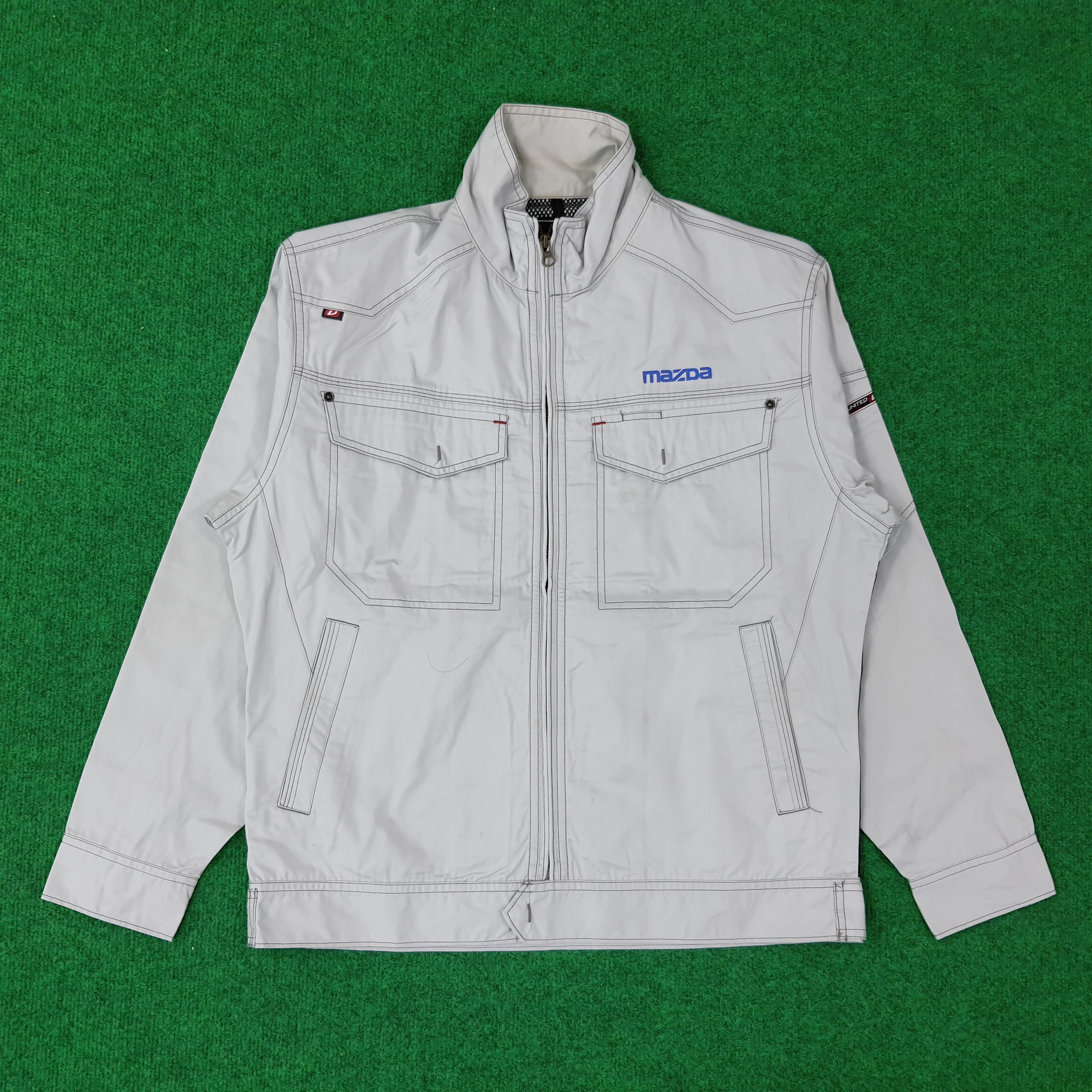 Japanese Brand Vintage MAZDA Racing Sports Workwear Custom Jacket C251N23 Size US M / EU 48-50 / 2 - 3 Thumbnail