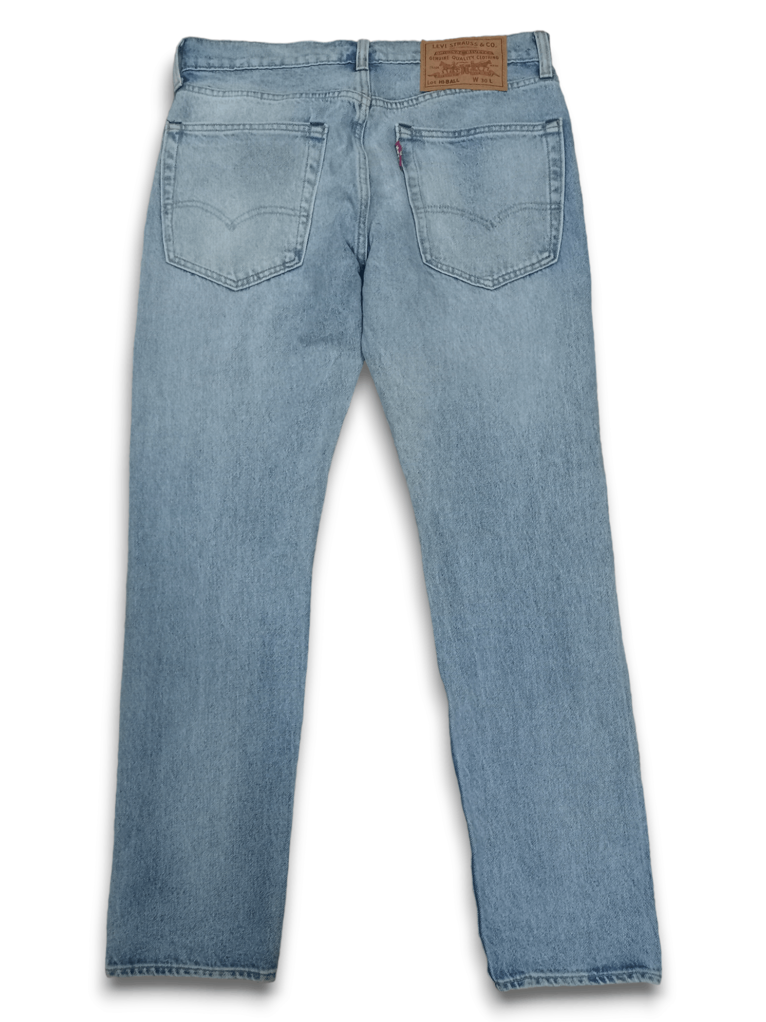 Levi's Vintage Levis Big E Hi-Ball Blue Wash Distressed Jeans 32x29 Size US 32 / EU 48 - 3 Thumbnail