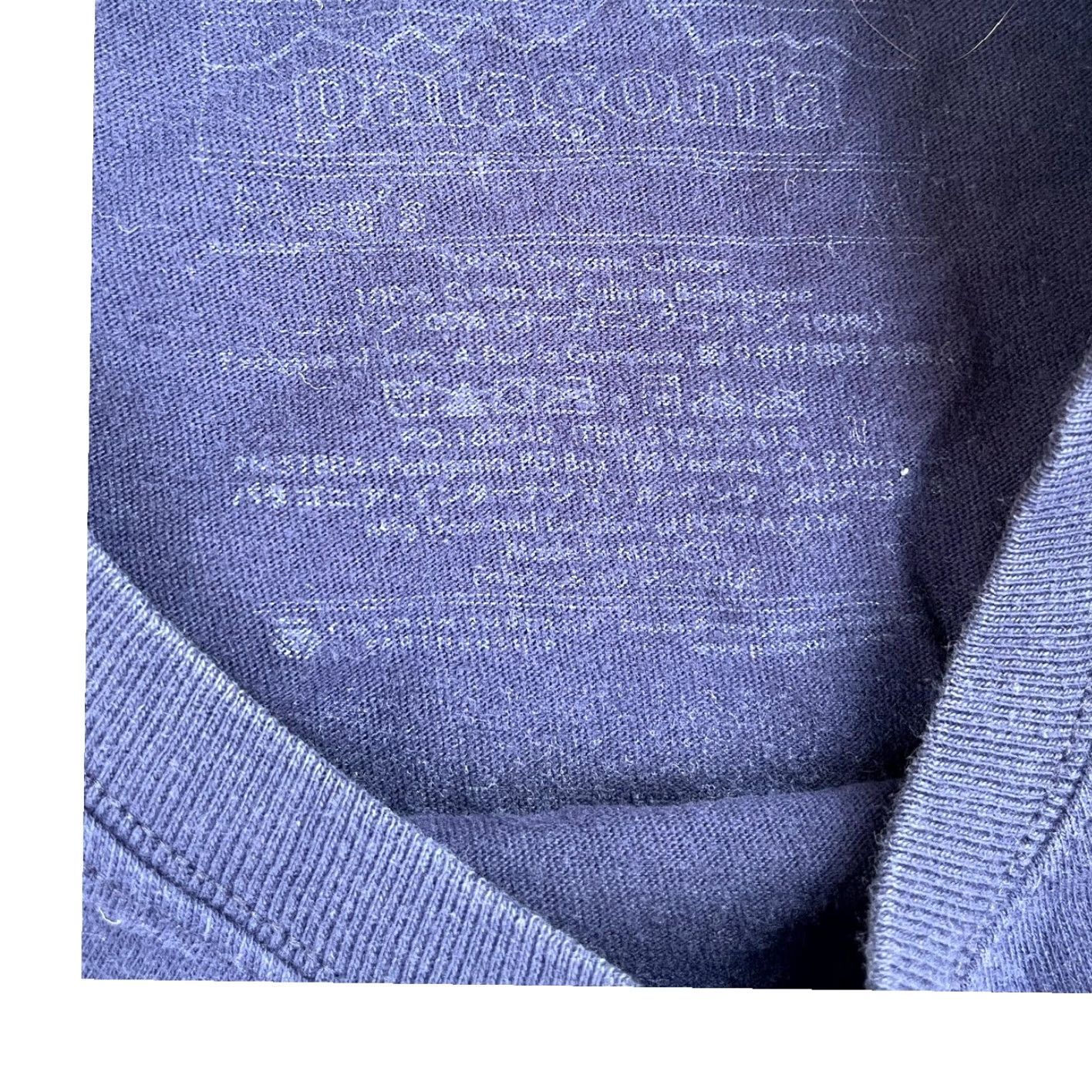 Patagonia Patagonia P-6 Back Logo Organic Cotton Short Sleeve Shirt M Blue Mens Shirt Size US M / EU 48-50 / 2 - 4 Thumbnail