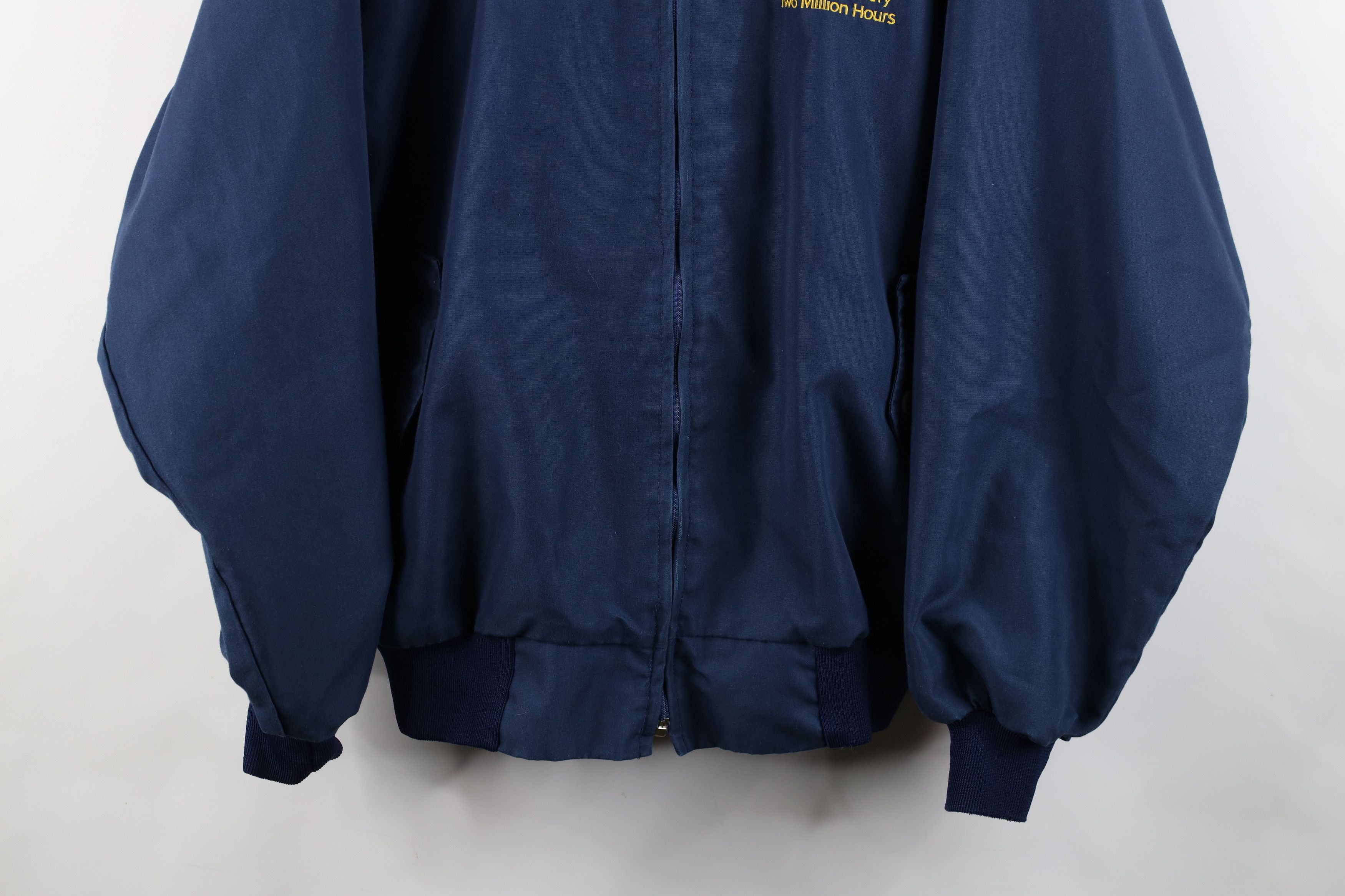 Vintage Vintage 70s 80s Toledo Refinery Cafe Bomber Jacket USA Size US L / EU 52-54 / 3 - 3 Thumbnail