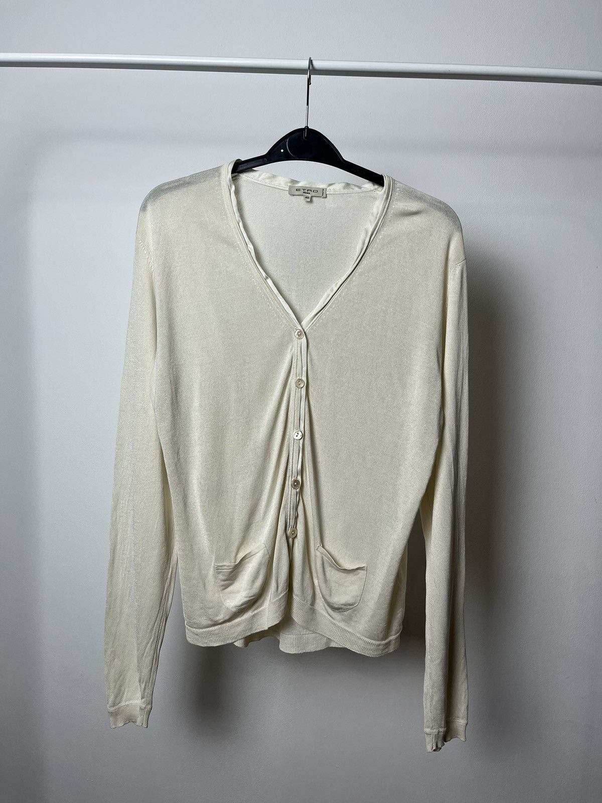 Hackett × Loro Piana Etro Silk Woman’s light Cardigan Size M / US 6-8 / IT 42-44 - 1 Thumbnail