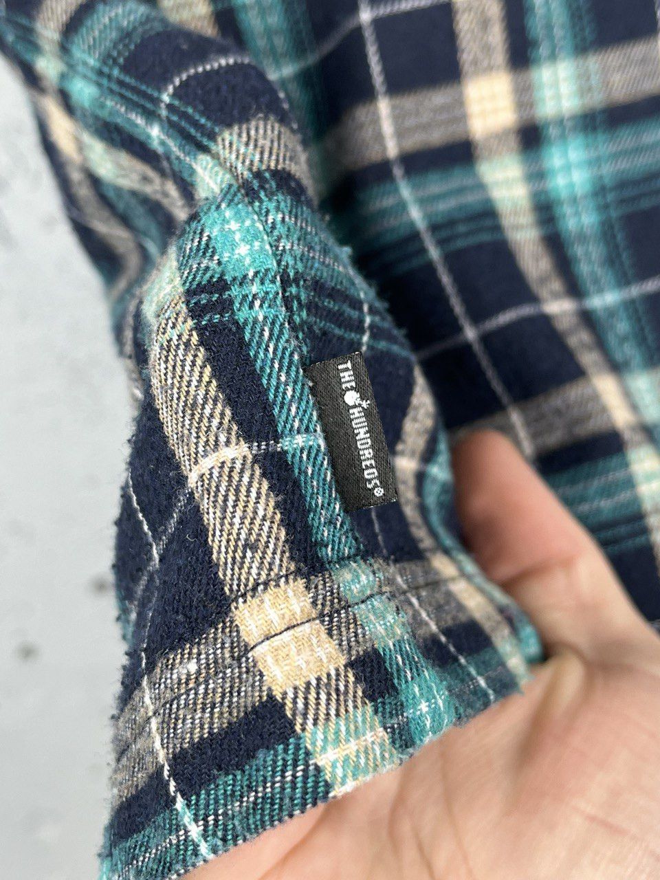 The Hundreds The Hundreds Plaid Logo Shirt Hoodie Flannel Size US M / EU 48-50 / 2 - 9 Thumbnail