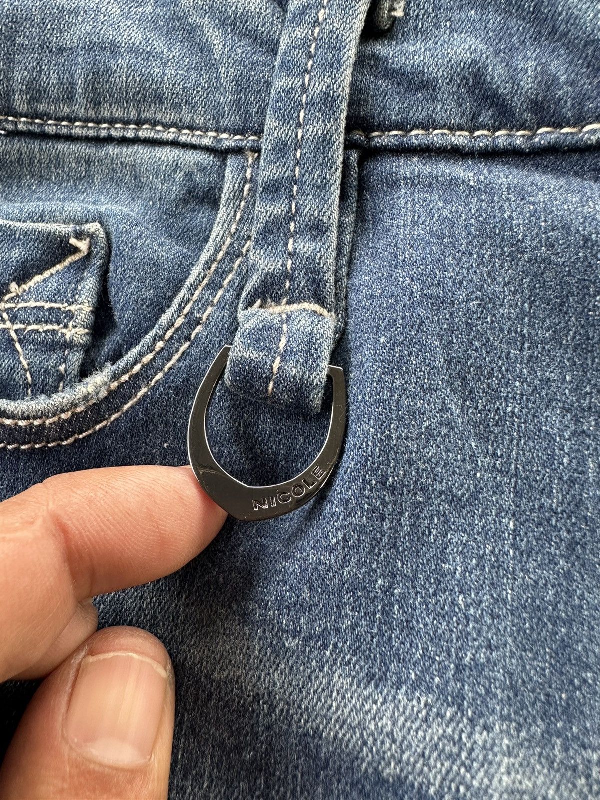Beauty Beast × If Six Was Nine × Nicole Club Nicole Monsieur by ISKO Slim Denim Size 34 D90 Size US 34 / EU 50 - 9 Thumbnail