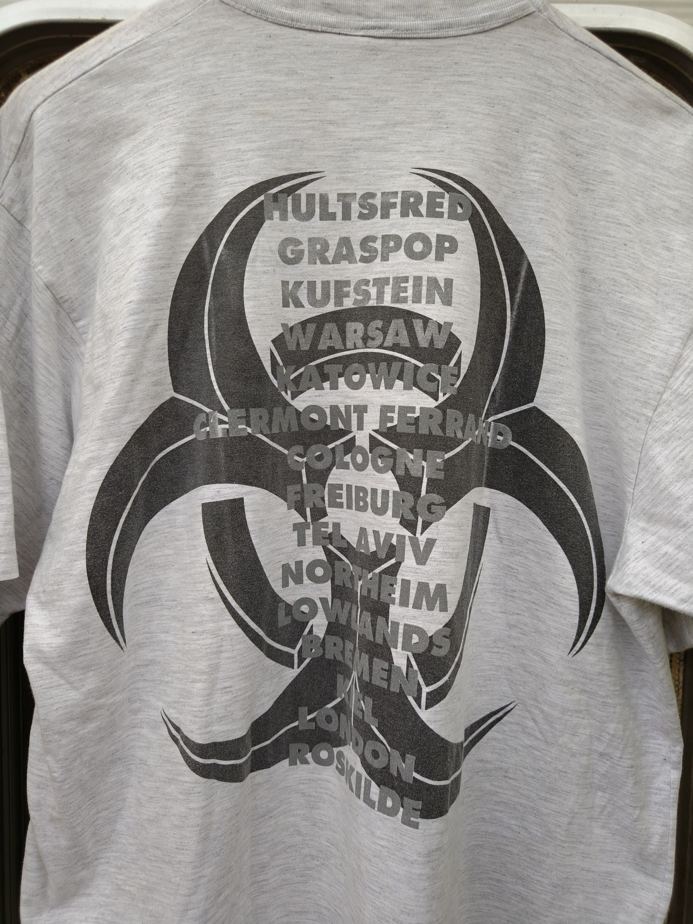 Band Tees Vintage 90s Biohazard (state of the world address) shirt Size US XL / EU 56 / 4 - 5 Thumbnail