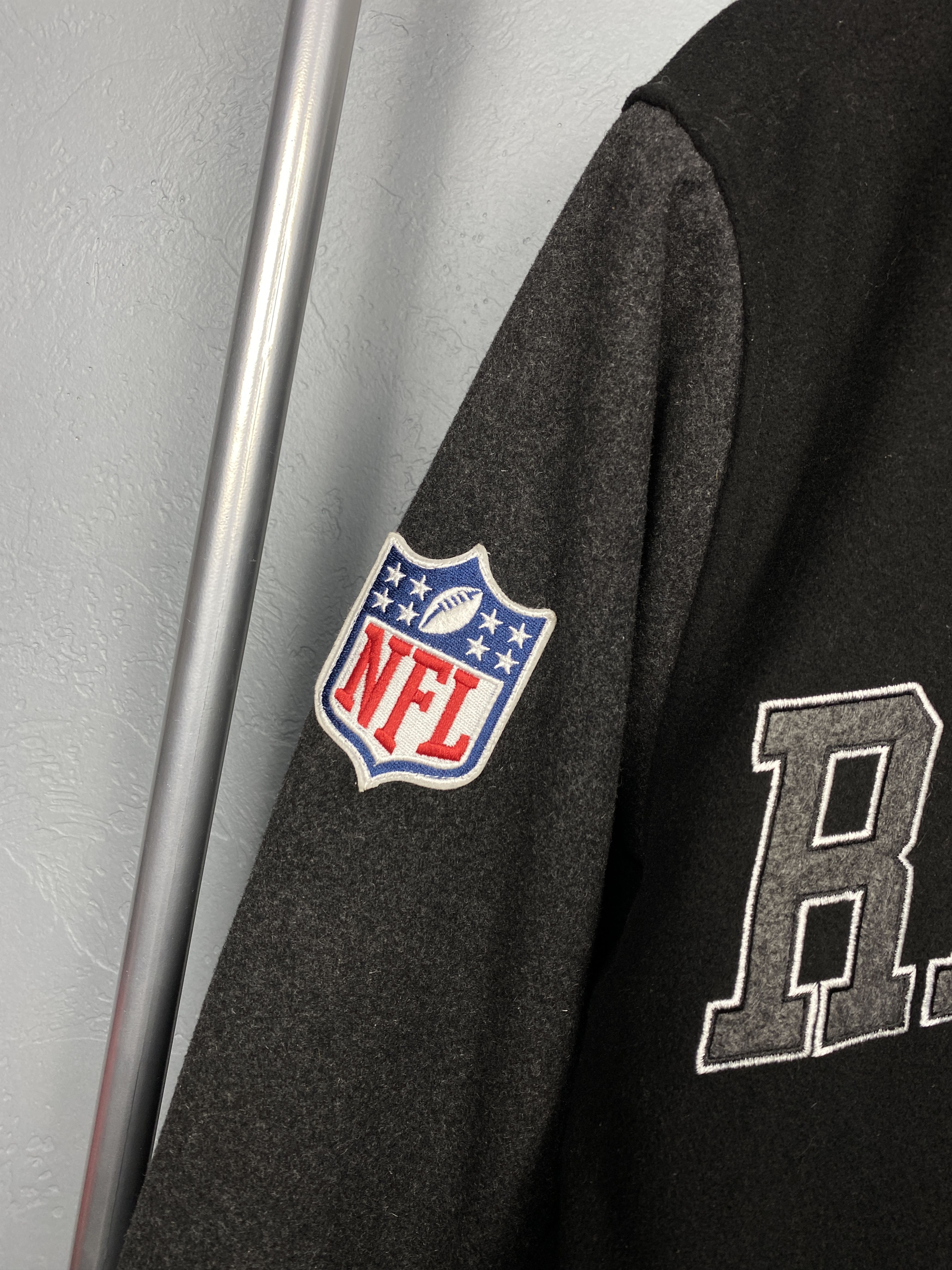 NFL Raiders NFL Wool Bomber Jacket Y2K Varsity Size US L / EU 52-54 / 3 - 5 Thumbnail