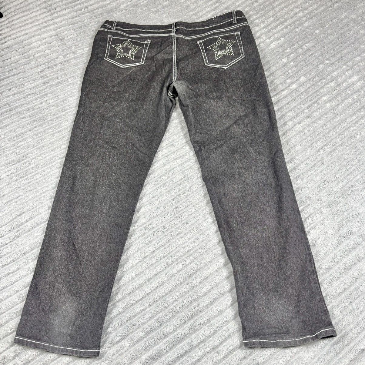 Other Five Jungle & Co Jeans sz 24 Embroidered Black Straight Size US 26 / EU 42 - 10 Thumbnail