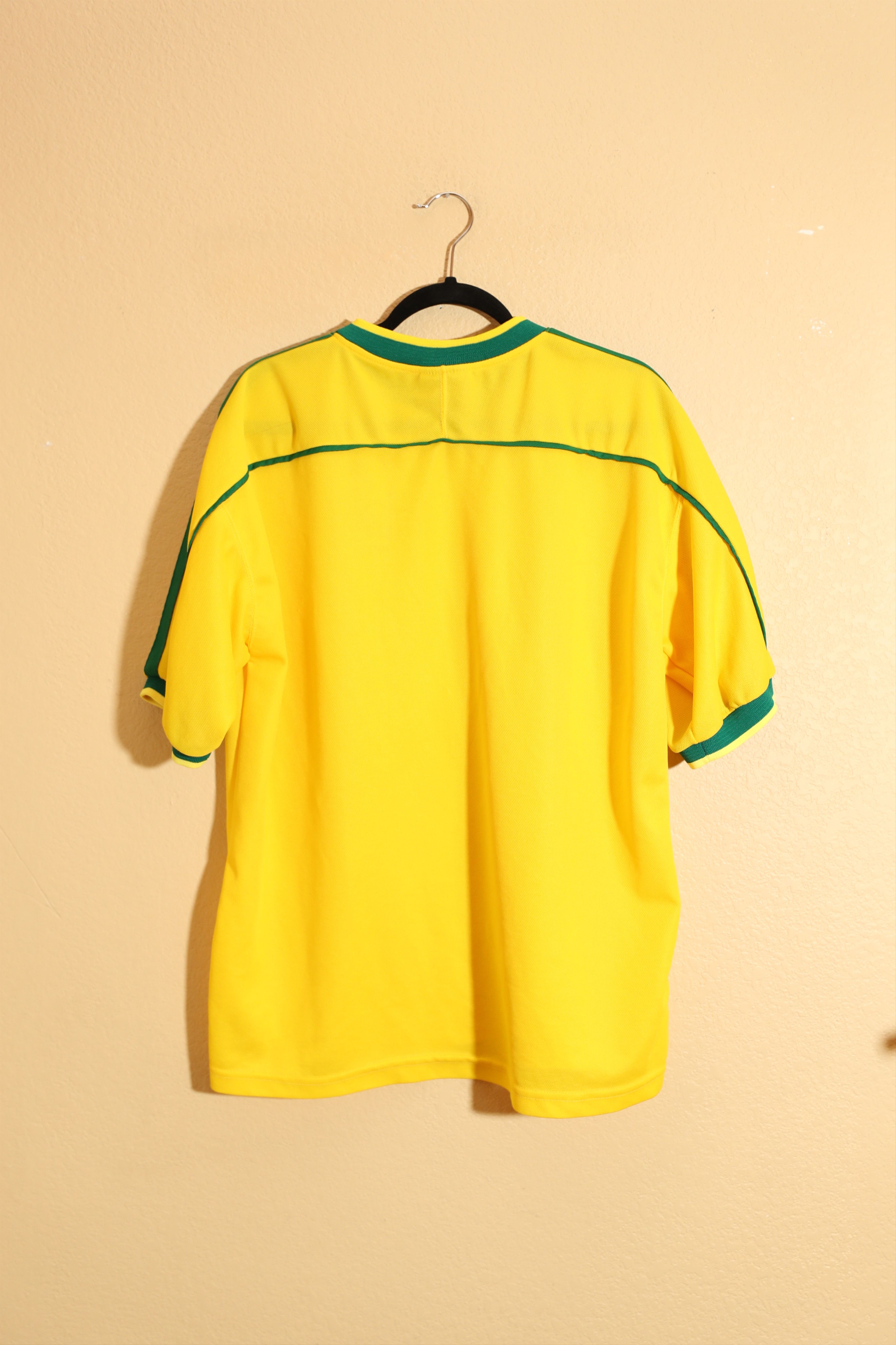 Vintage Vintage Lambra Brazil Soccer Jersey (L) Size US L / EU 52-54 / 3 - 2 Thumbnail