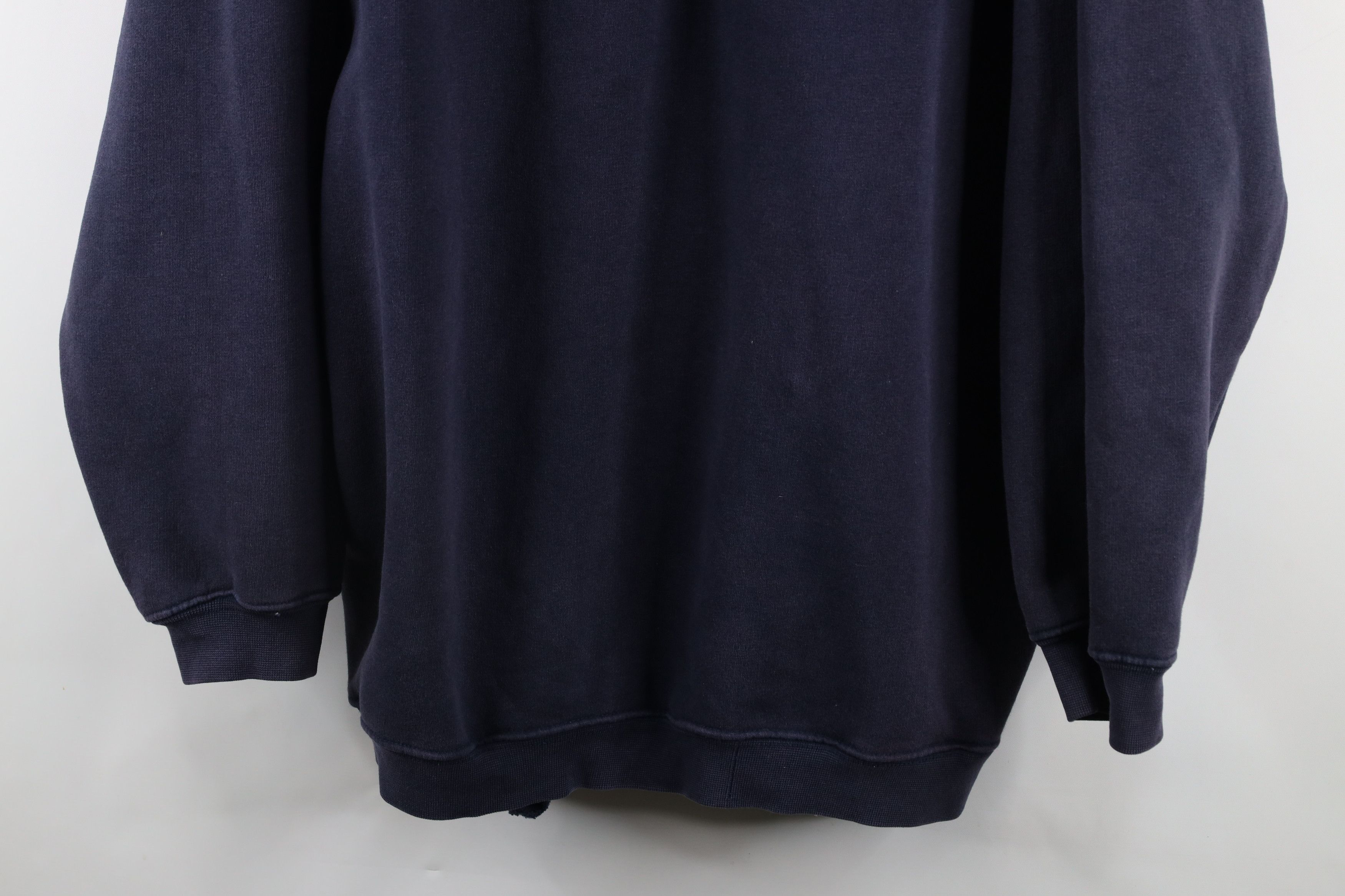 Big Dogs × Vintage Vintage Big Dogs Heavyweight Fit Half Zip Sweatshirt Blue Size US XL / EU 56 / 4 - 3 Thumbnail
