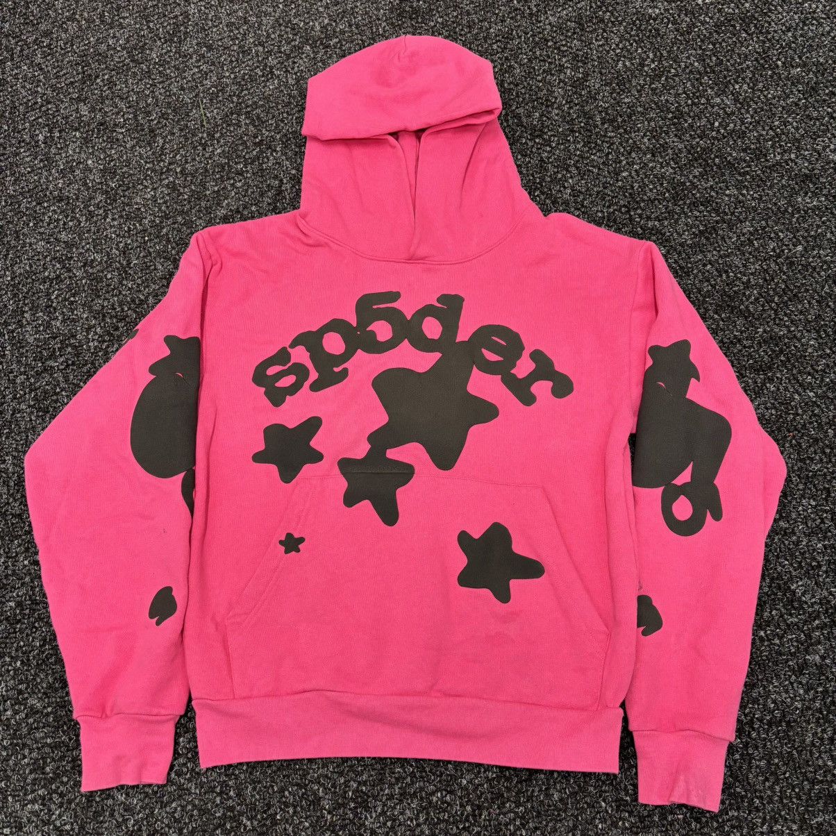 Sp5der Sp5der Beluga Hoodie Pink Size US S / EU 44-46 / 1 - 1 Thumbnail