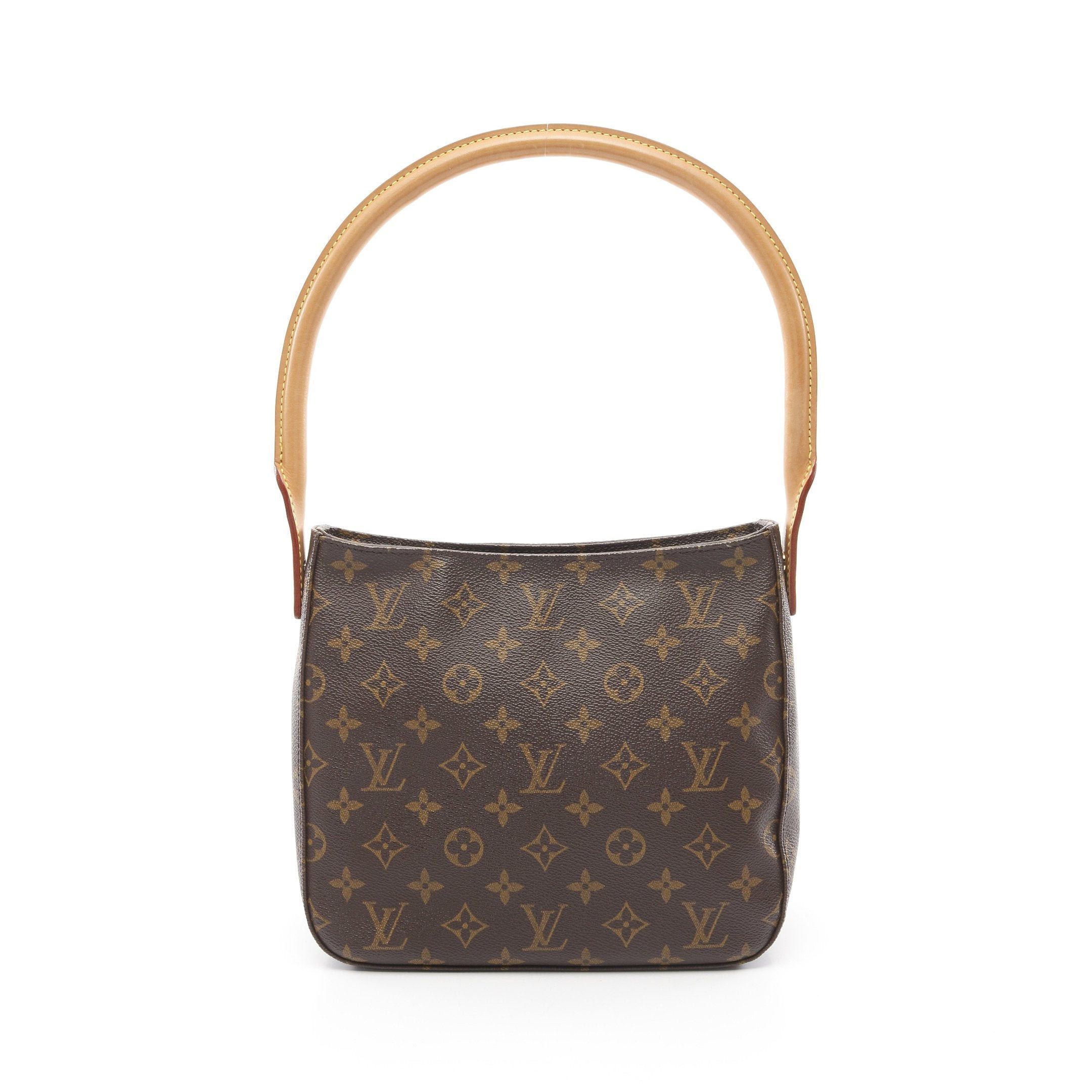 Louis Vuitton Louis Vuitton Looping Mm Monogram Shoulder Bag Leather Brown Size ONE SIZE - 1 Thumbnail