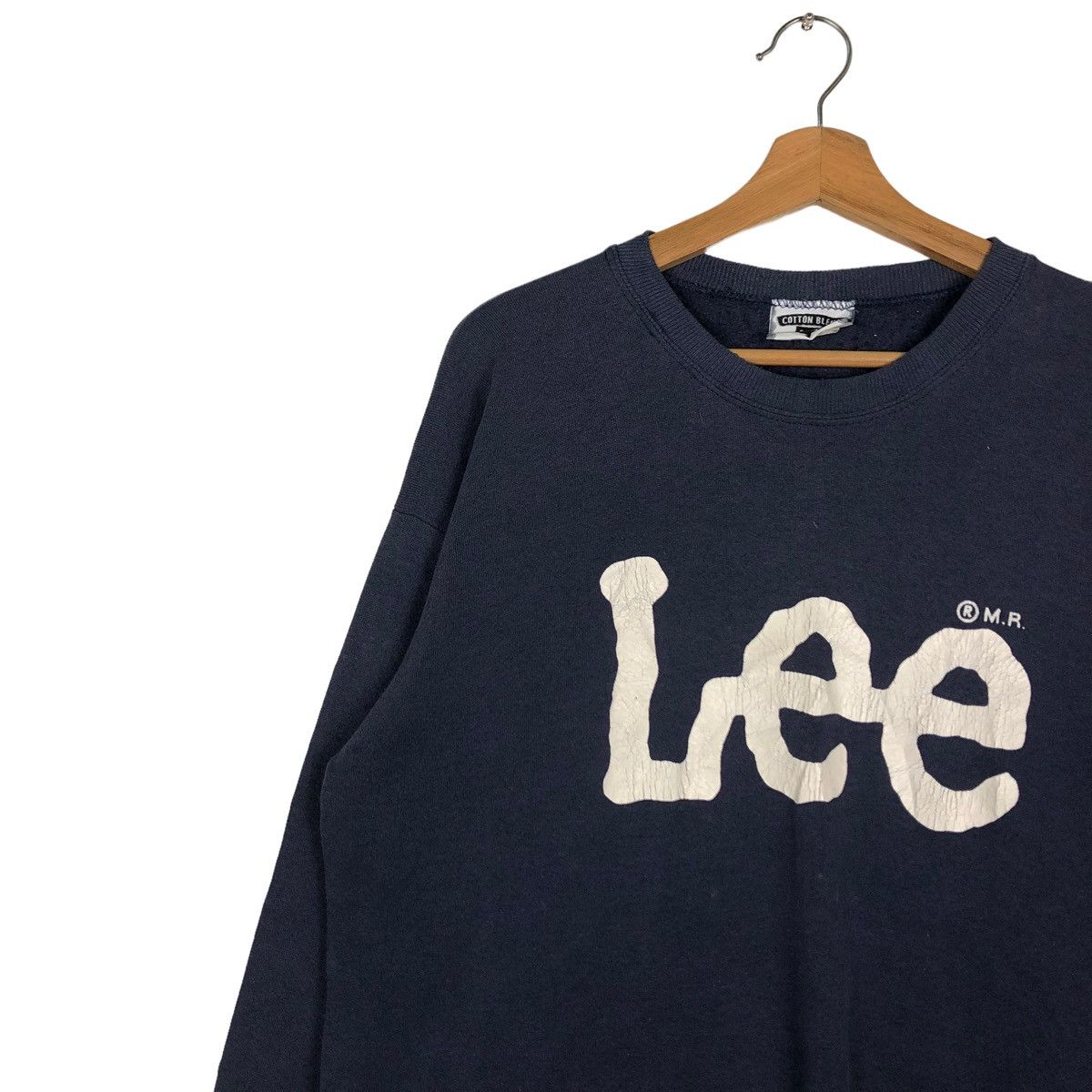 Lee 🔥VINTAGE SWEATSHIRT LEE PULL OVER BIG LOGO SPELL OUT Size US L / EU 52-54 / 3 - 7 Thumbnail