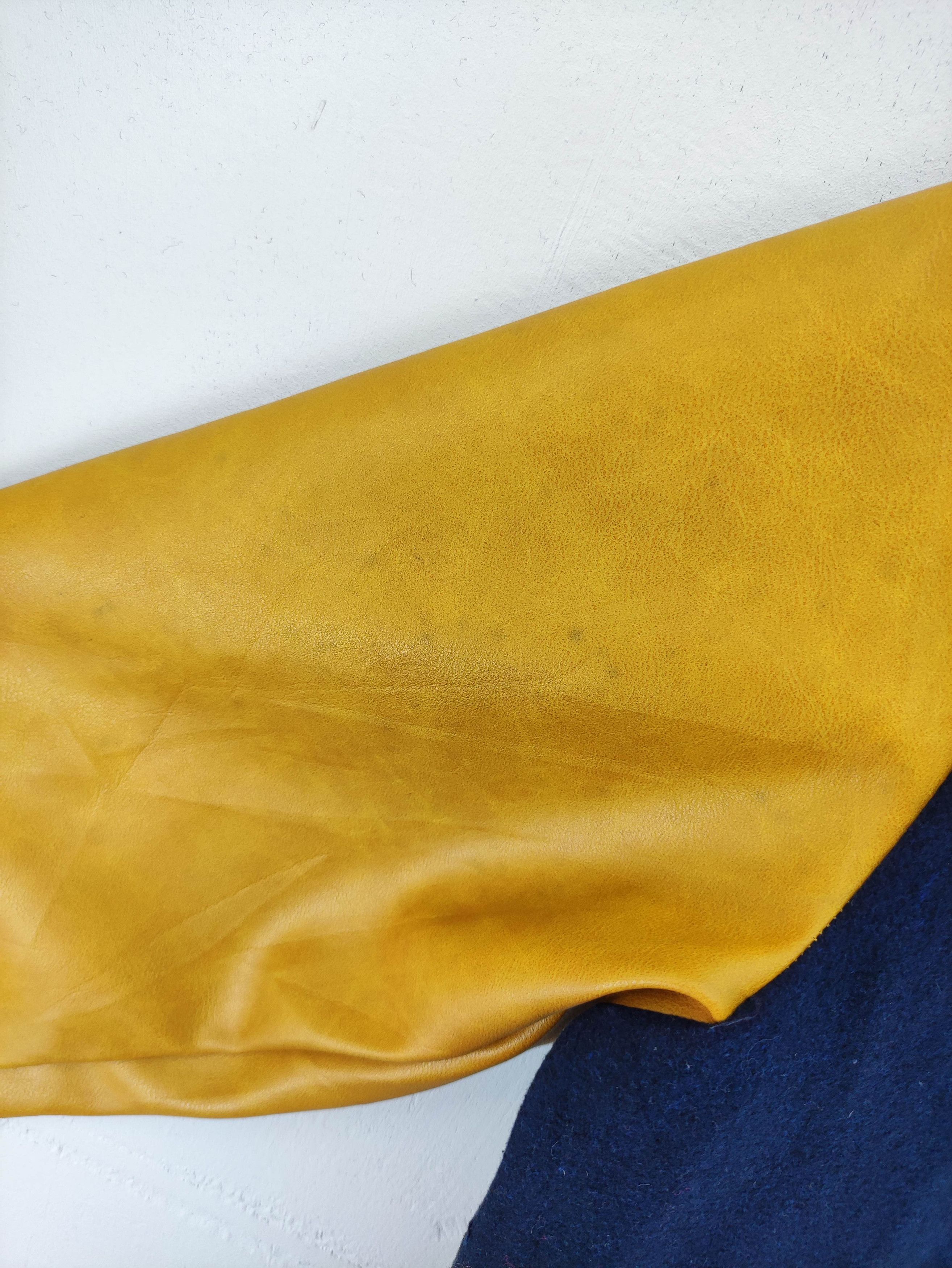 Japanese Brand Vintage Varsity Wool Pu Leathe Sleeve Snap Button Size US L / EU 52-54 / 3 - 2 Thumbnail