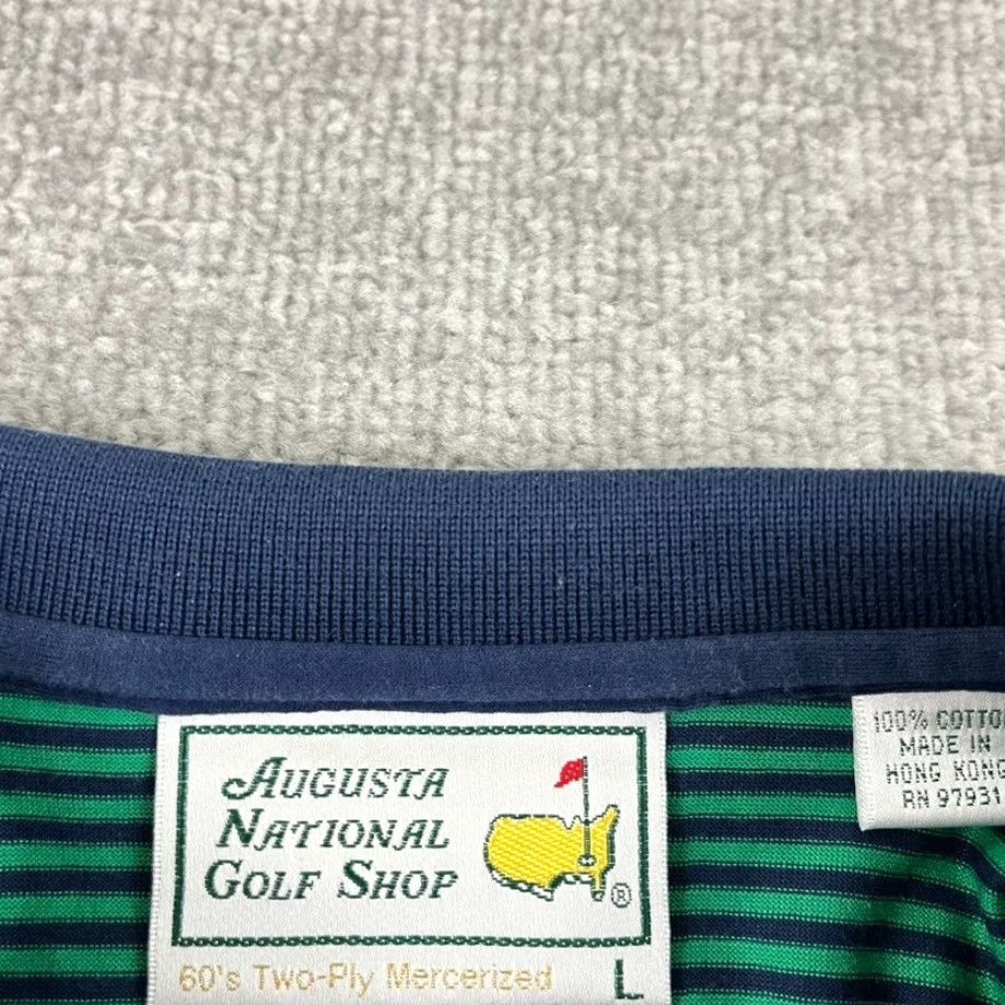 Augusta Sportswear VINTAGE Augusta National MASTERS Polo Mens Large Green Blue Embroidered Shirt Polo, Logo, Classic Sports, Golf Mens Size US L / EU 52-54 / 3 - 3 Thumbnail