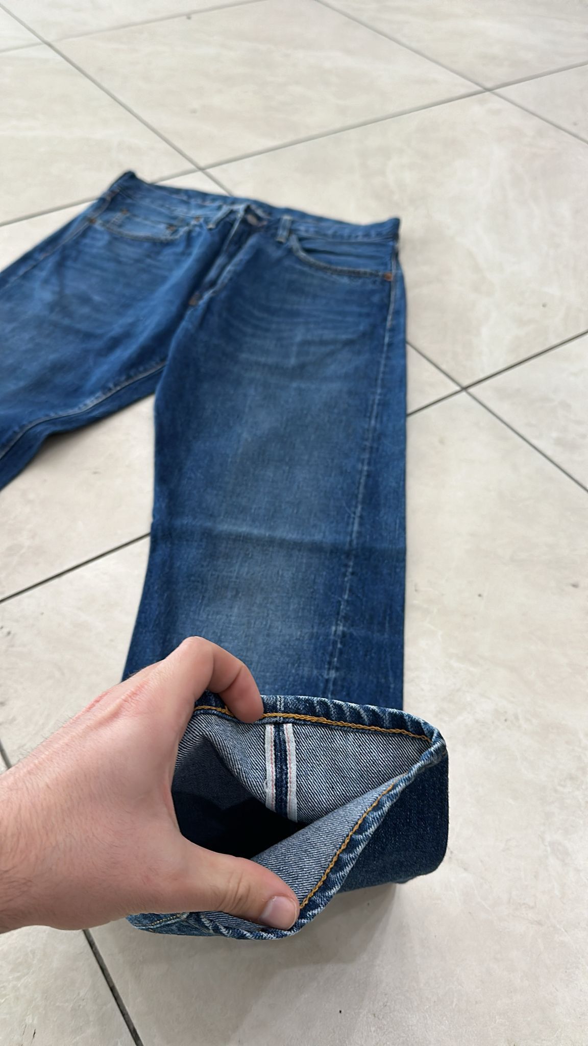 Levi's Vintage Clothing LVC Levi's Vintage Clothing 1954 501XX BigE Selvedge Jeans Size US 32 / EU 48 - 5 Thumbnail