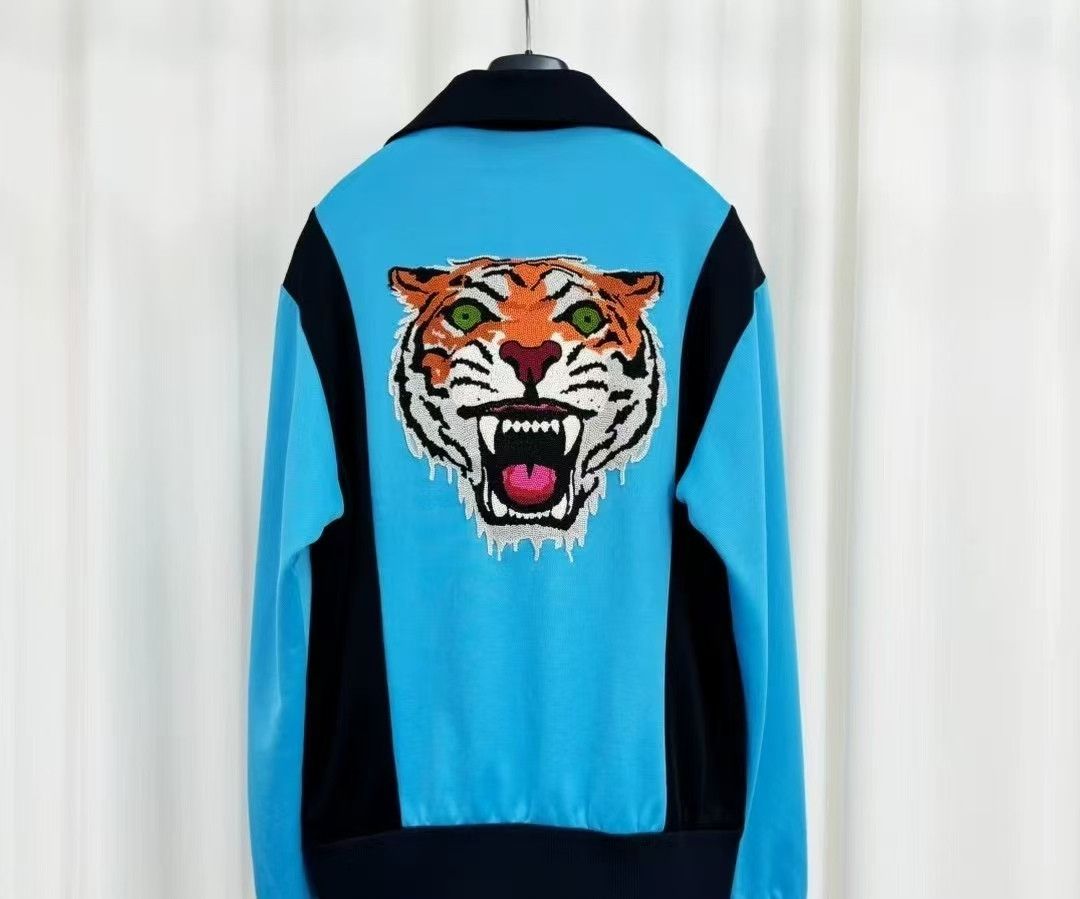 Gucci Gucci Tiger Embroidery Zip Jacket Size US M / EU 48-50 / 2 - 3 Thumbnail