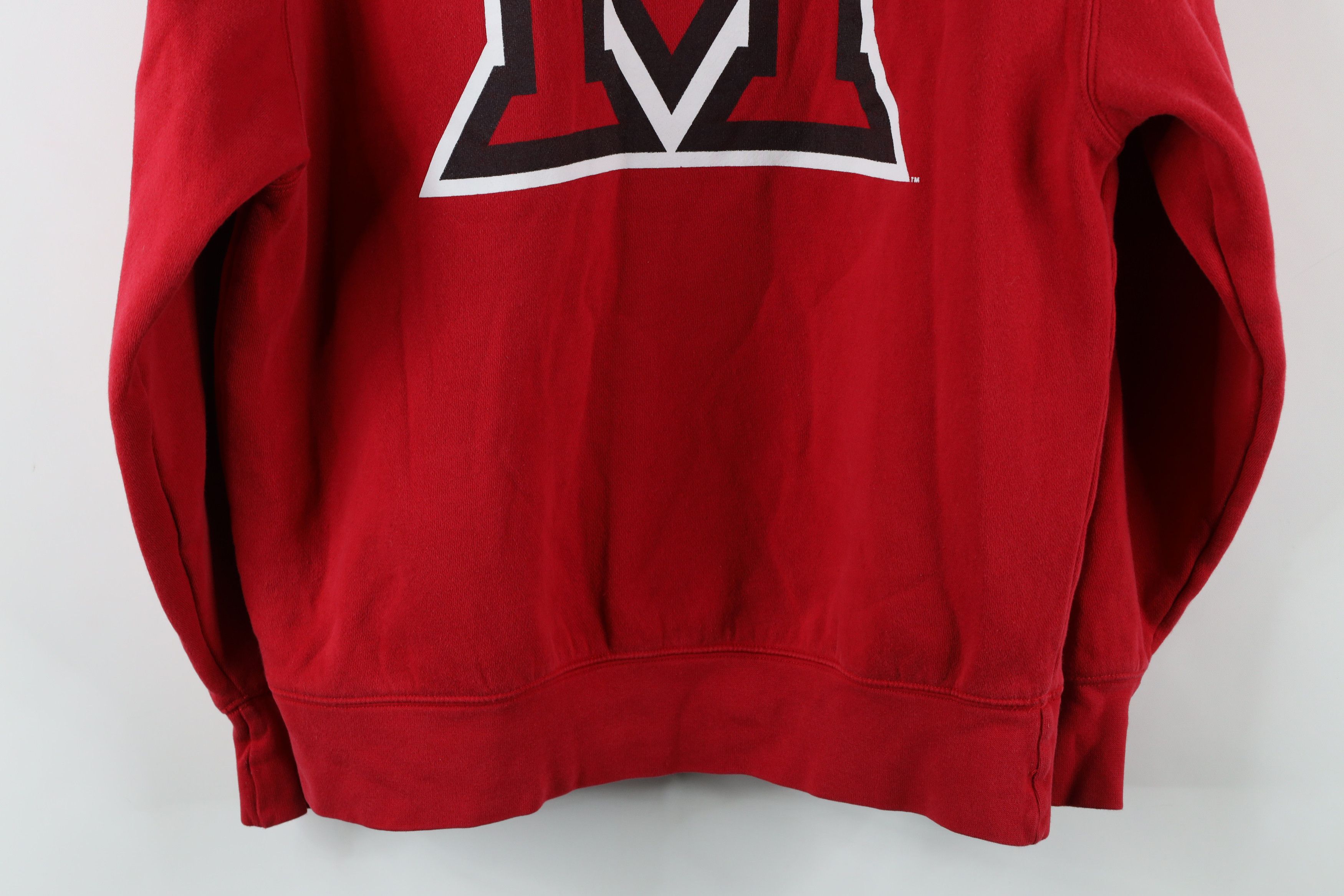 Vintage Vintage 90s University Ohio Half Zip Pullover Sweatshirt Red Size US L / EU 52-54 / 3 - 11 Thumbnail
