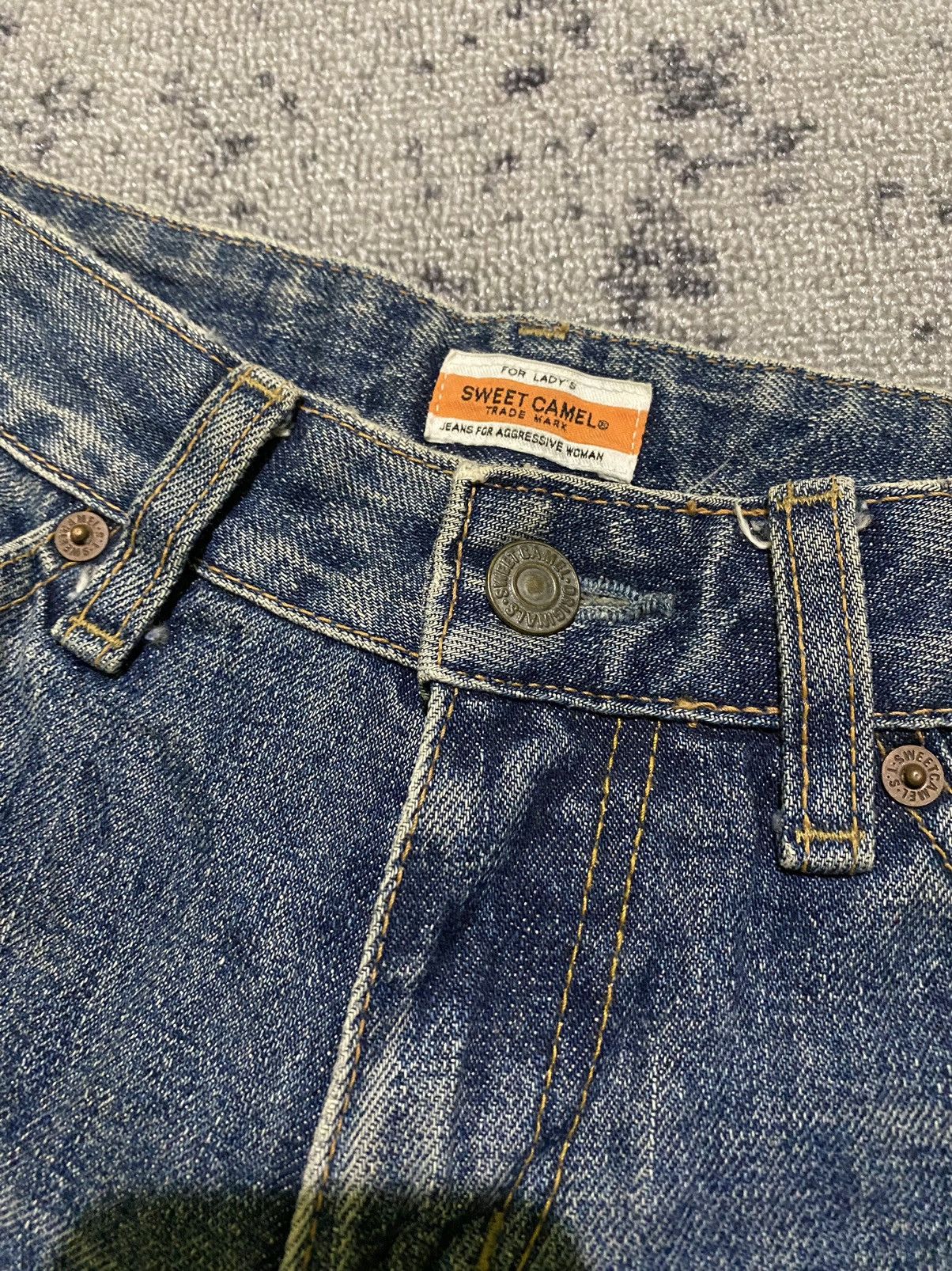 Hysteric Glamour Y2k Sweet camel ifsixwasnine bootcut Jeans Size US 29 - 3 Thumbnail