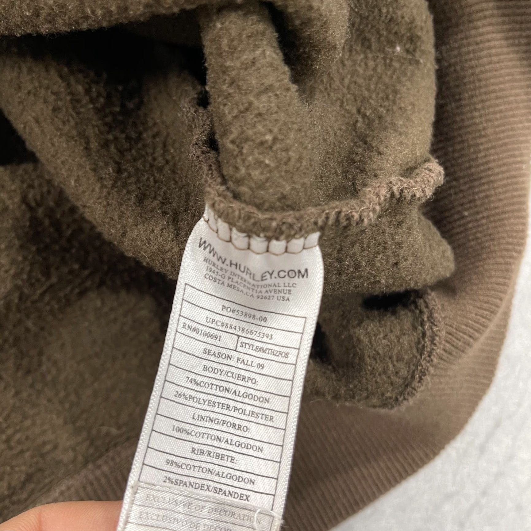 Hurley VINTAGE Hurley Hoodie Mens 2XL Brown Skate Surf Full Zip Pinkman Sweatshirt 00s Size US XXL / EU 58 / 5 - 5 Thumbnail