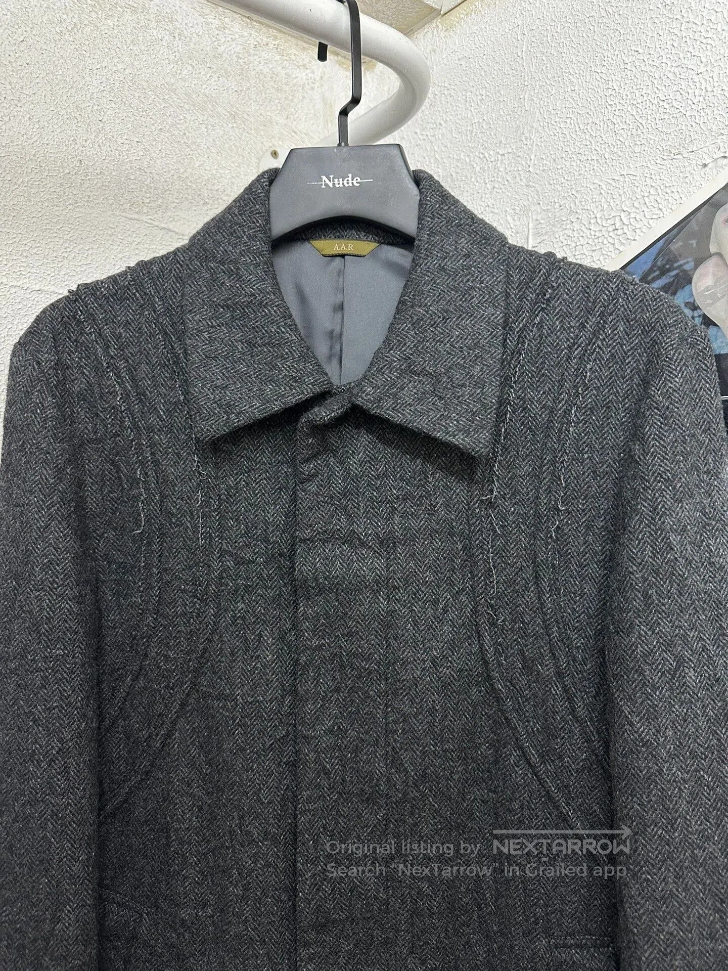 Yohji Yamamoto yohji yamamoto wool coat with unique design. Size US L / EU 52-54 / 3 - 3 Thumbnail
